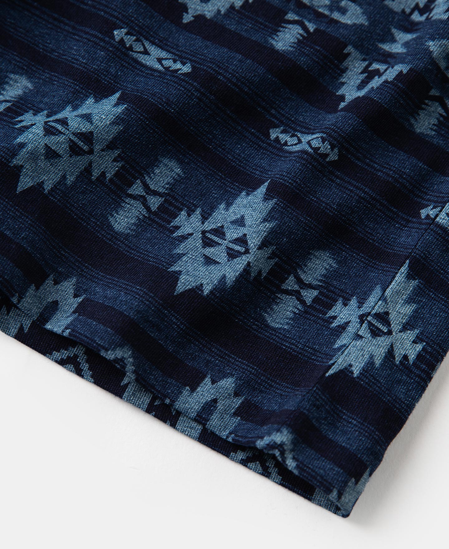 Dark Indigo Navajo-Inspired Pocket T-Shirt