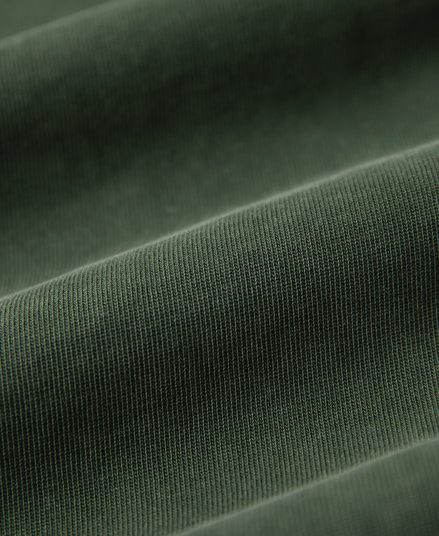 Sun-Washed Cotton Long Sleeve T-Shirt - Washed Green