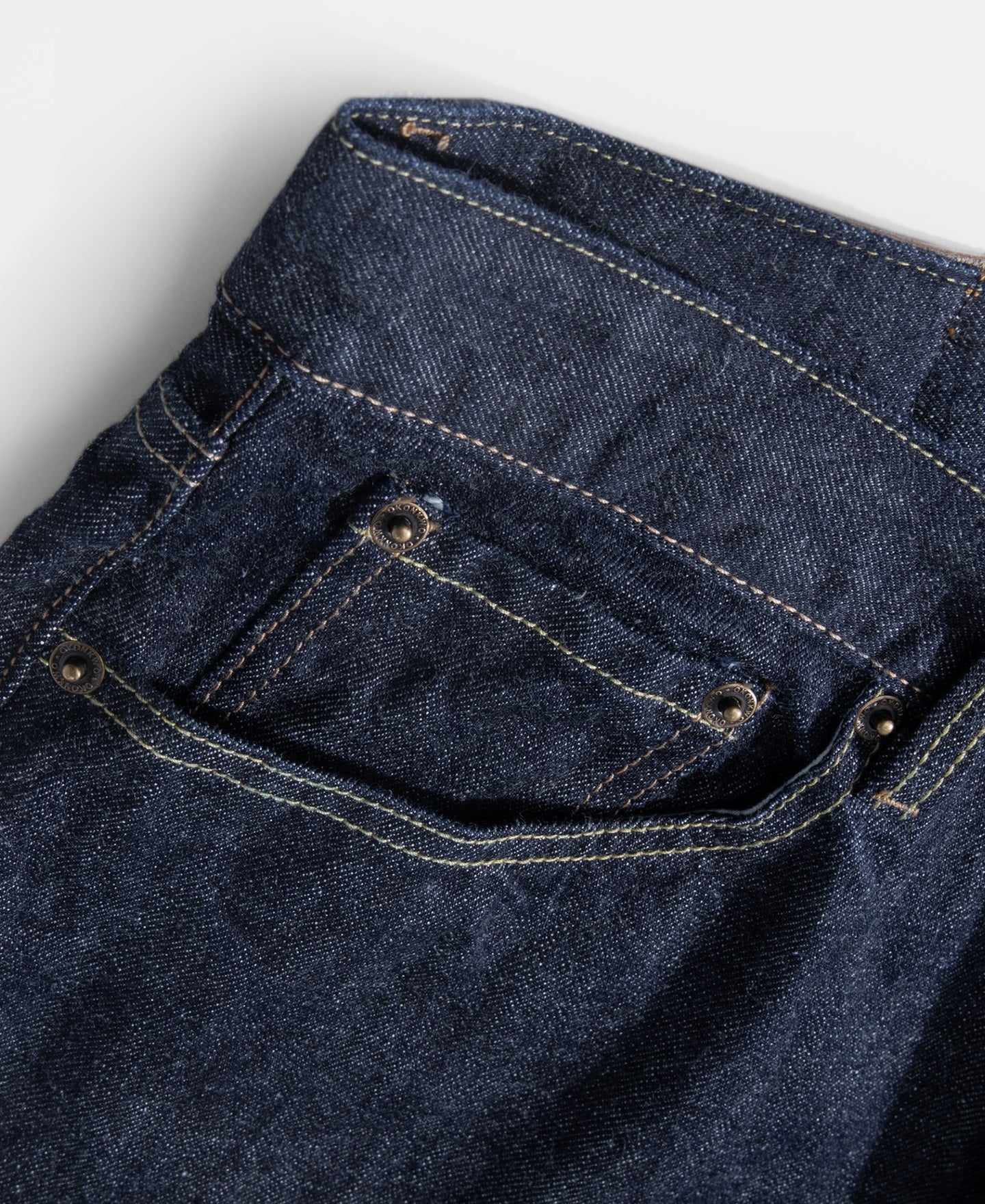 13.5 oz Blue Selvedge Denim Jeans - Prewashed