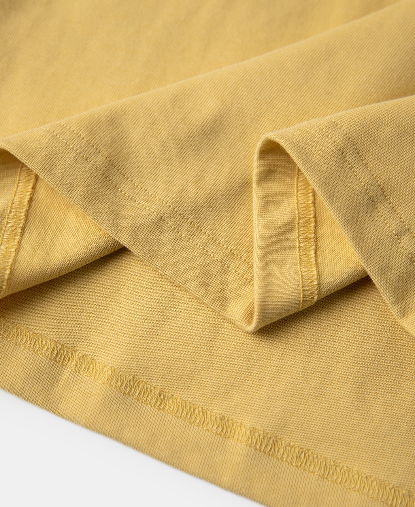 Vintage Short Sleeve Henley T-Shirt - Yellow