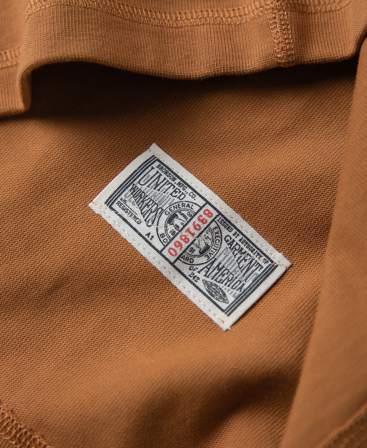 Vintage Long Sleeve Henley Shirt - Orange