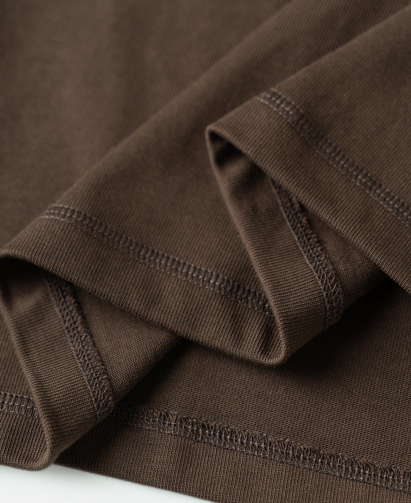 Vintage Long Sleeve Henley Shirt - Coffee