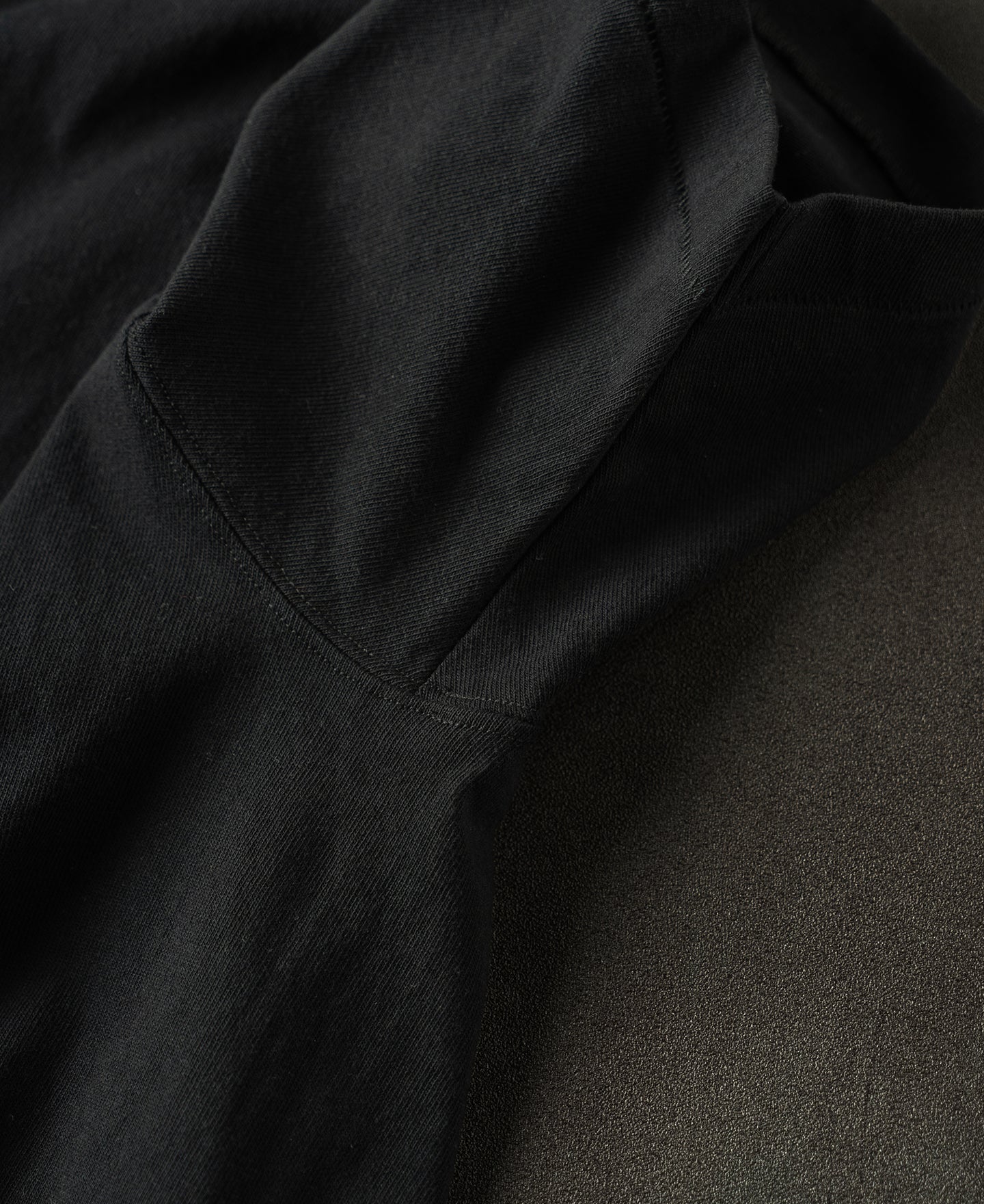 Regular Fit Heavyweight Tubular Jersey T-Shirt - Black