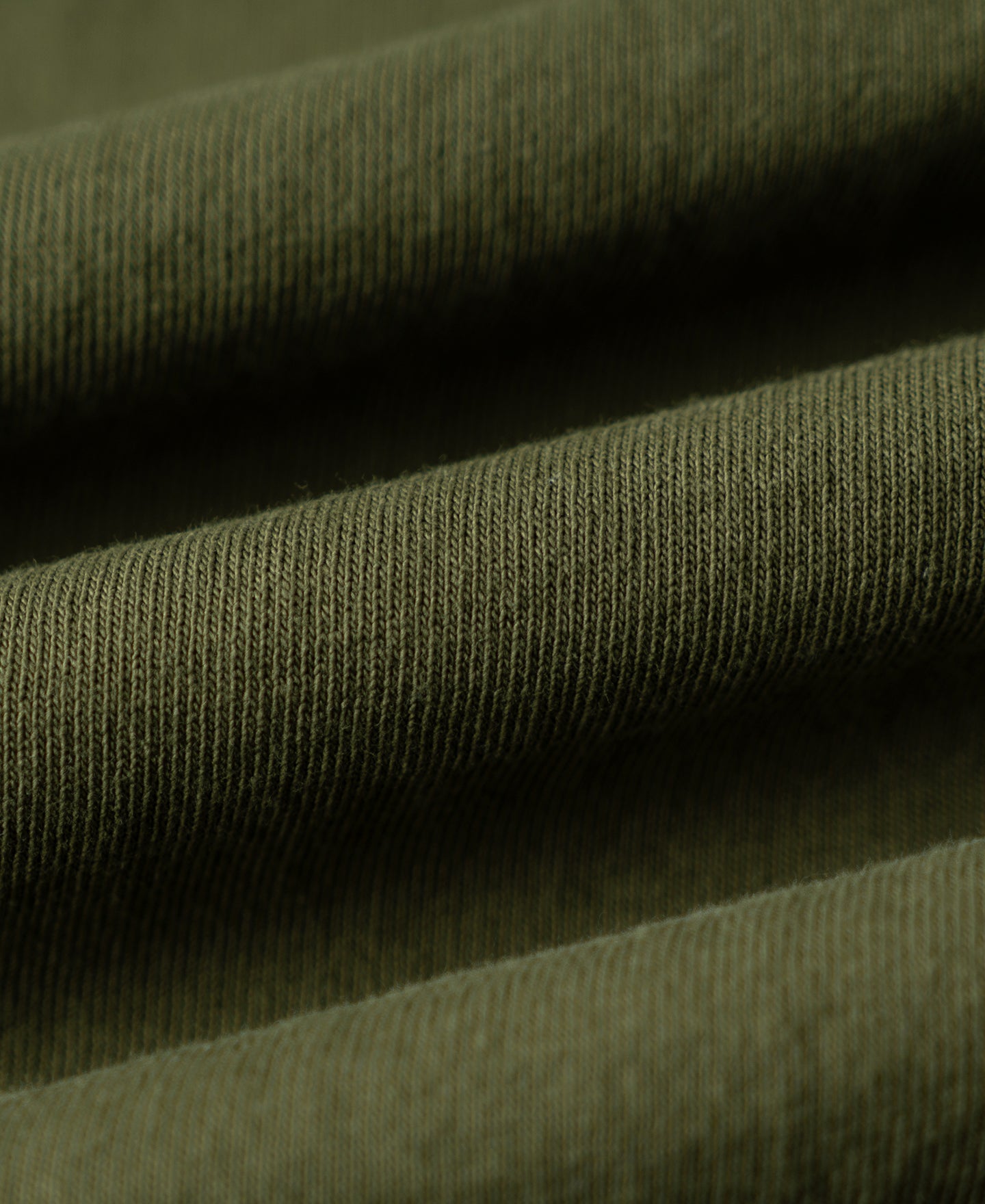 Regular Fit Heavyweight Tubular Jersey T-Shirt - Olive