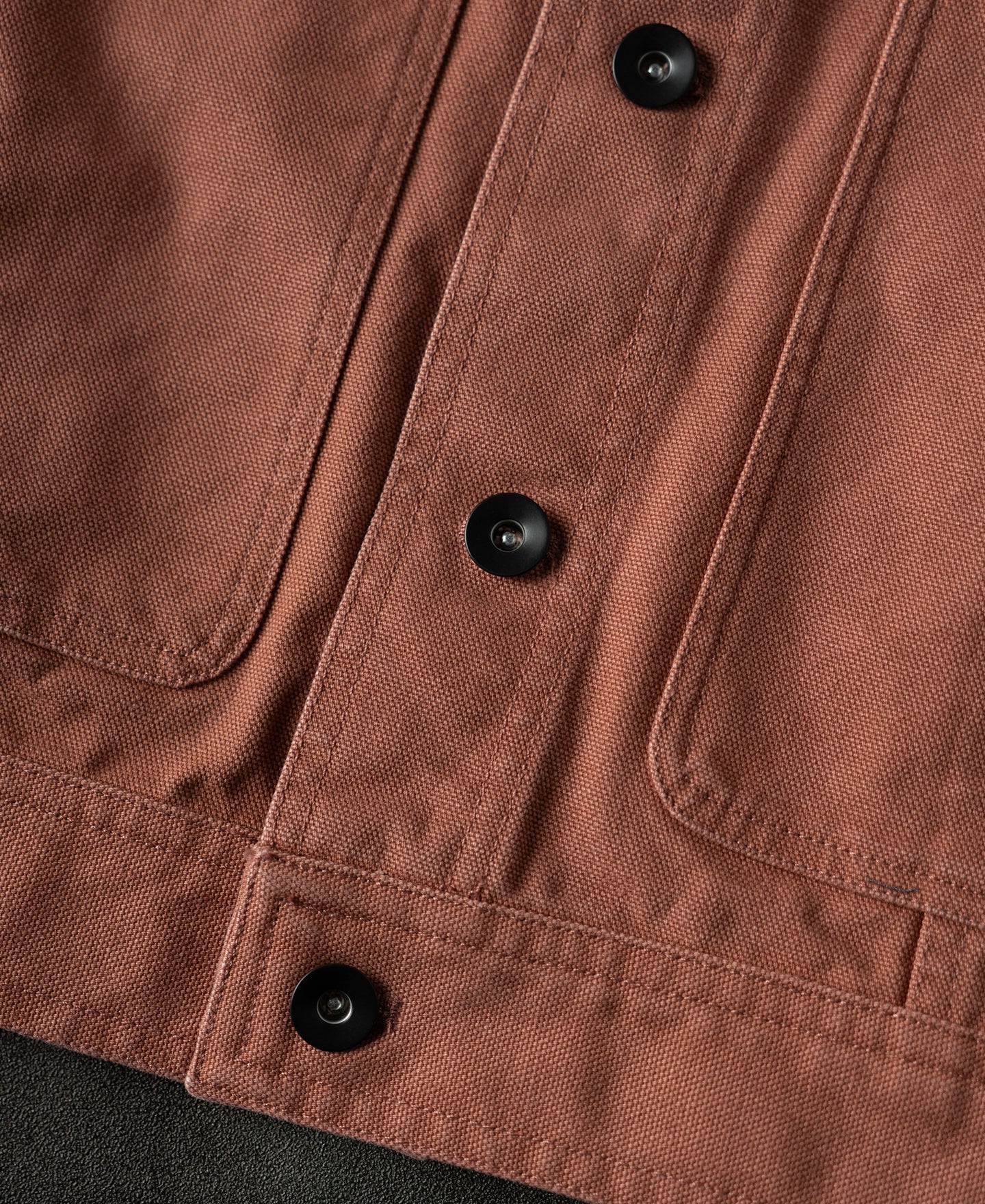 Classic Canvas Cruiser Cropped Jacket - Clay