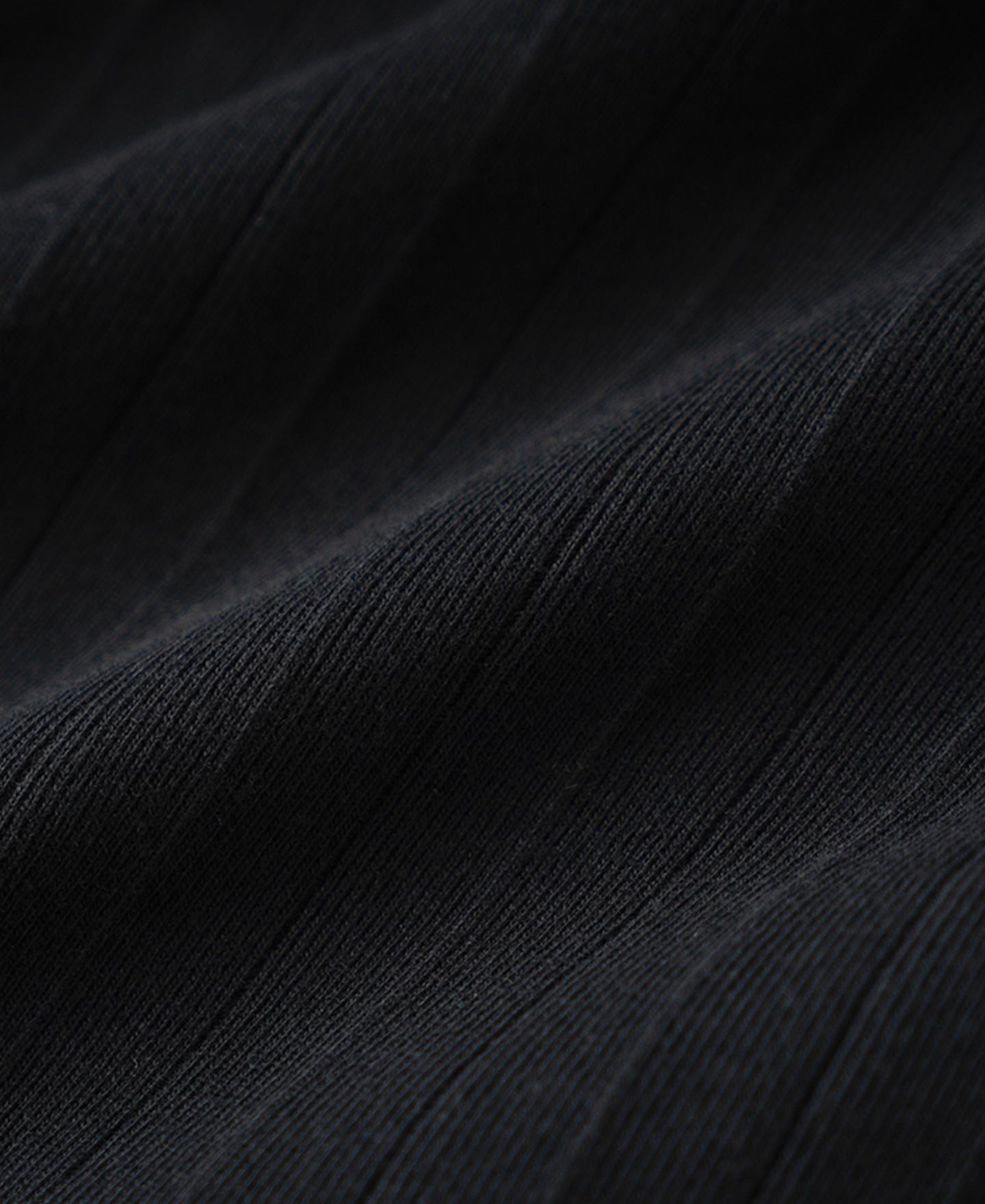 Heavyweight Ribbed Cotton Pocket T-Shirt - Vintage Black