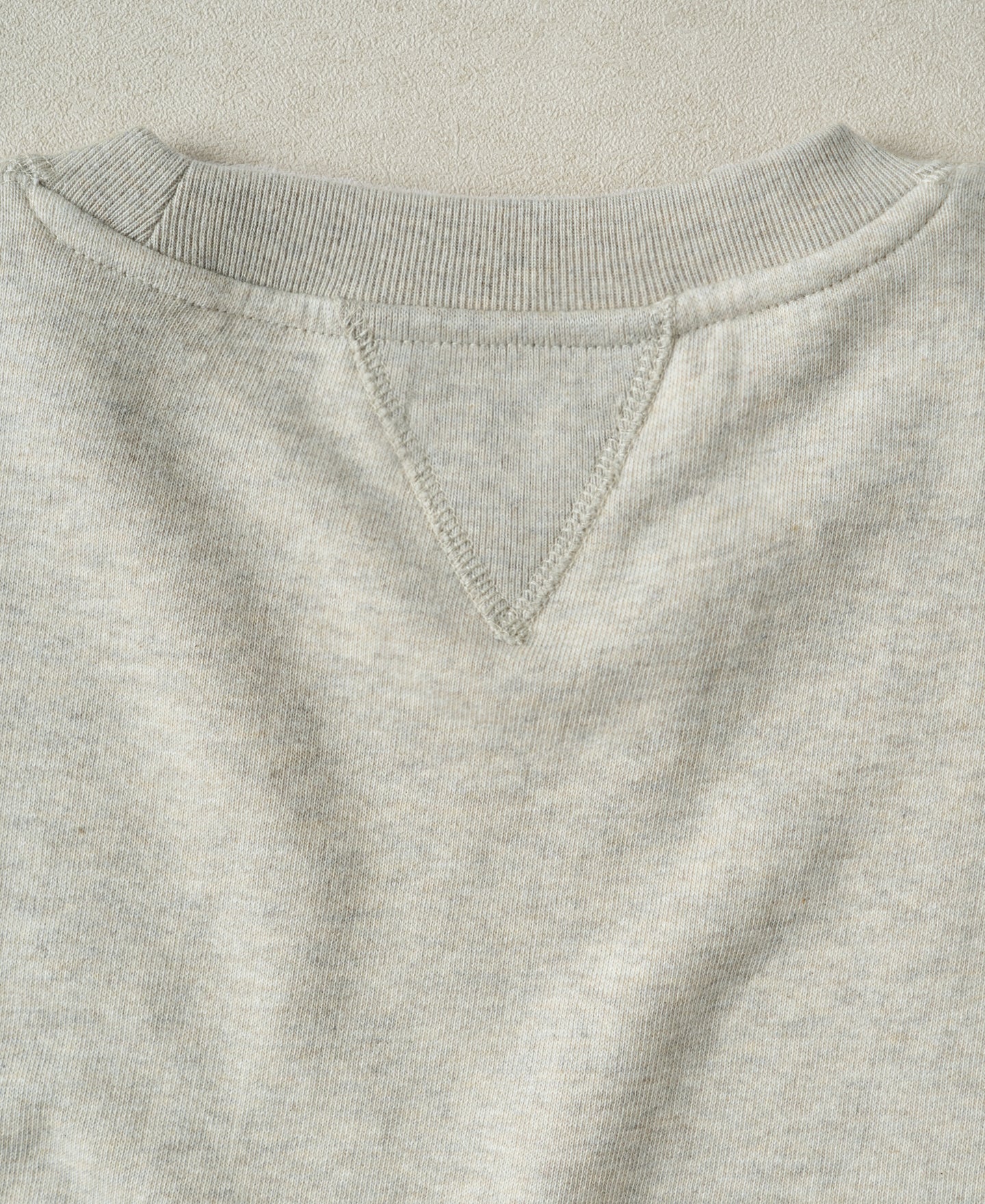 Heavyweight Double V-Gusset Tubular Sweatshirt - Apricot