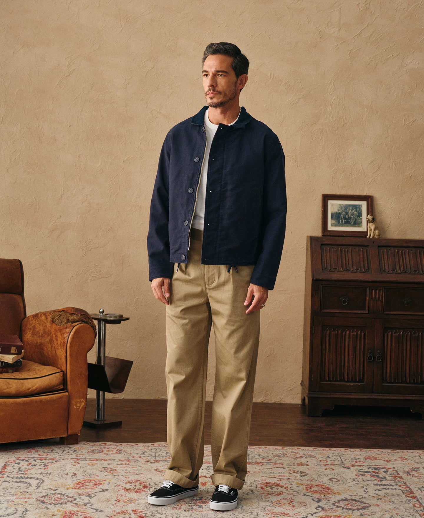 Lightweight N-1 Deck Jacket - Navy