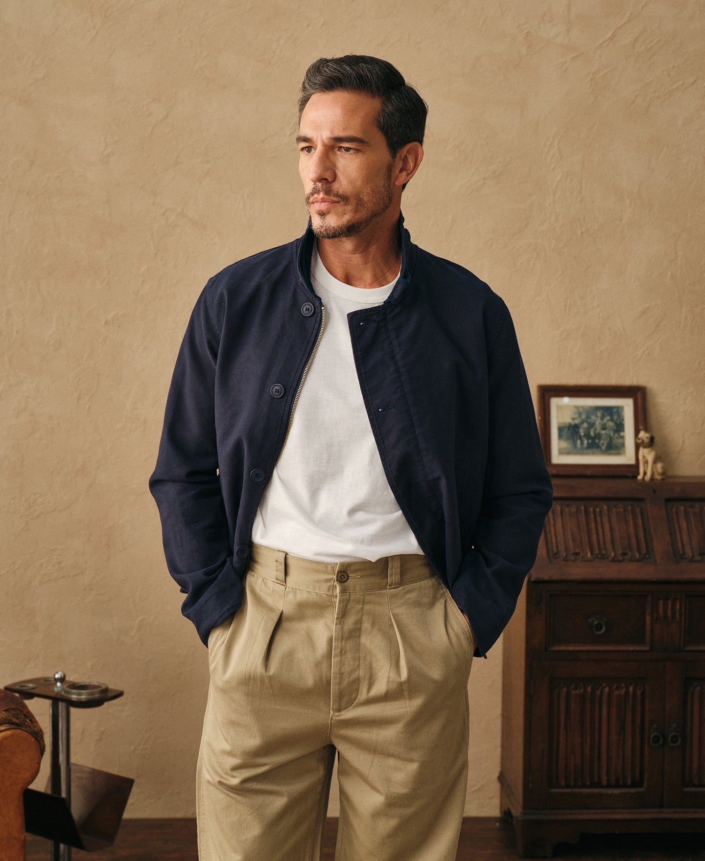 Lightweight N-1 Deck Jacket - Navy