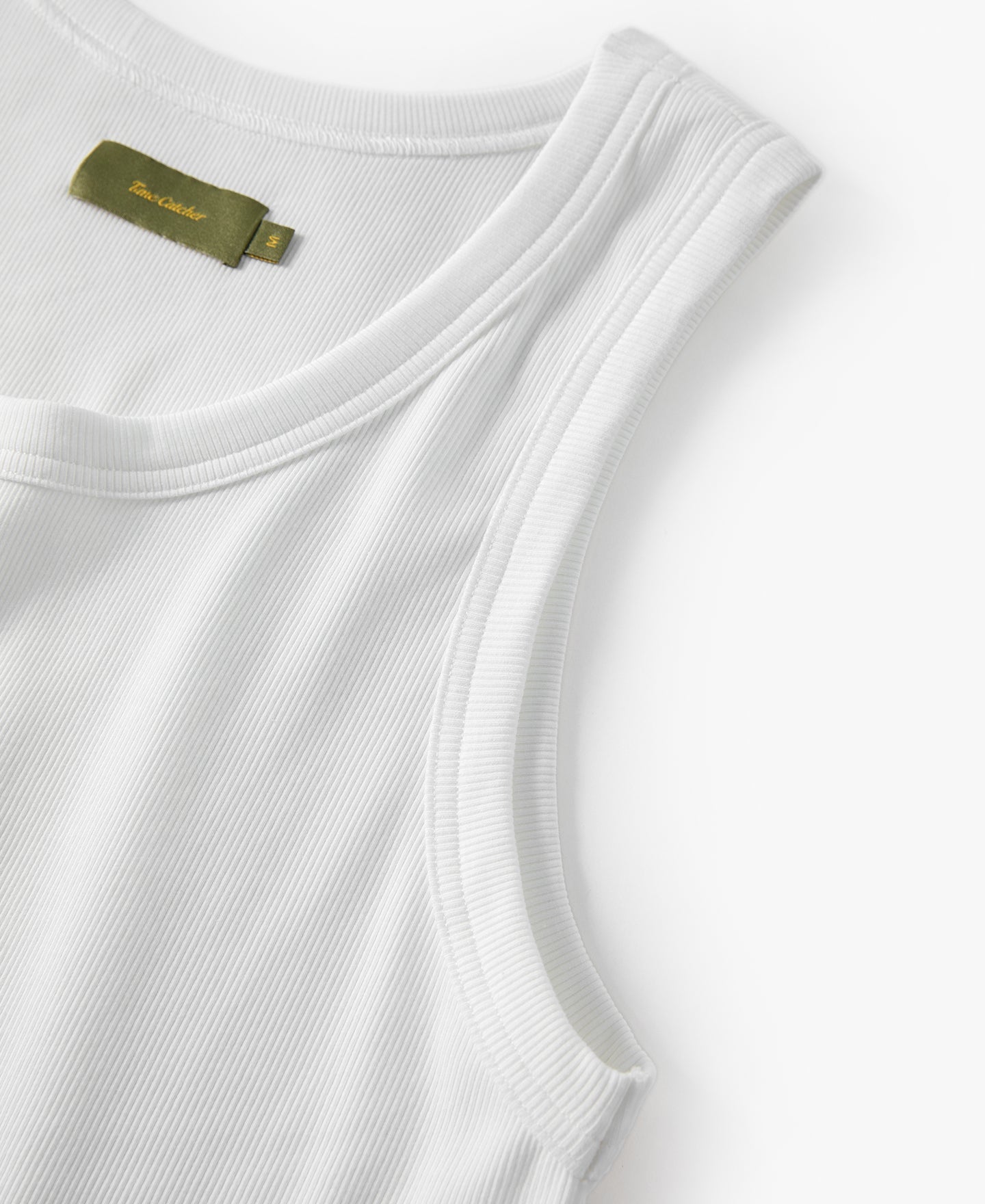 Cotton and Modal-Blend Tank Top - White
