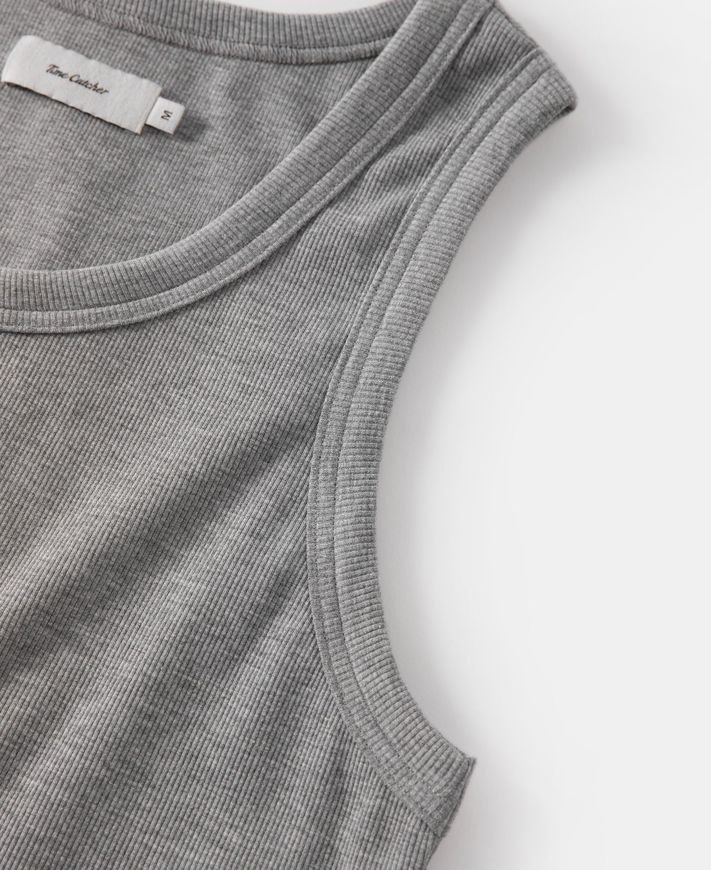 Cotton and Modal-Blend Tank Top - Gray