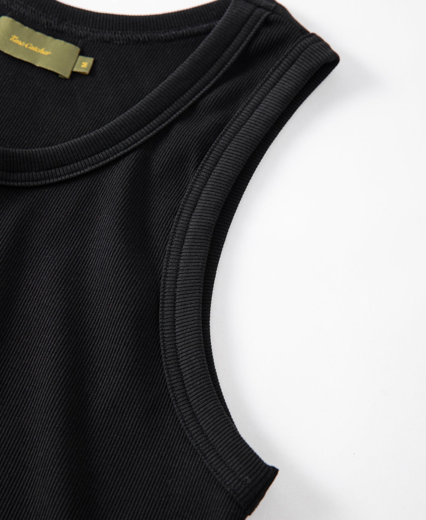 Cotton and Modal-Blend Tank Top - Black