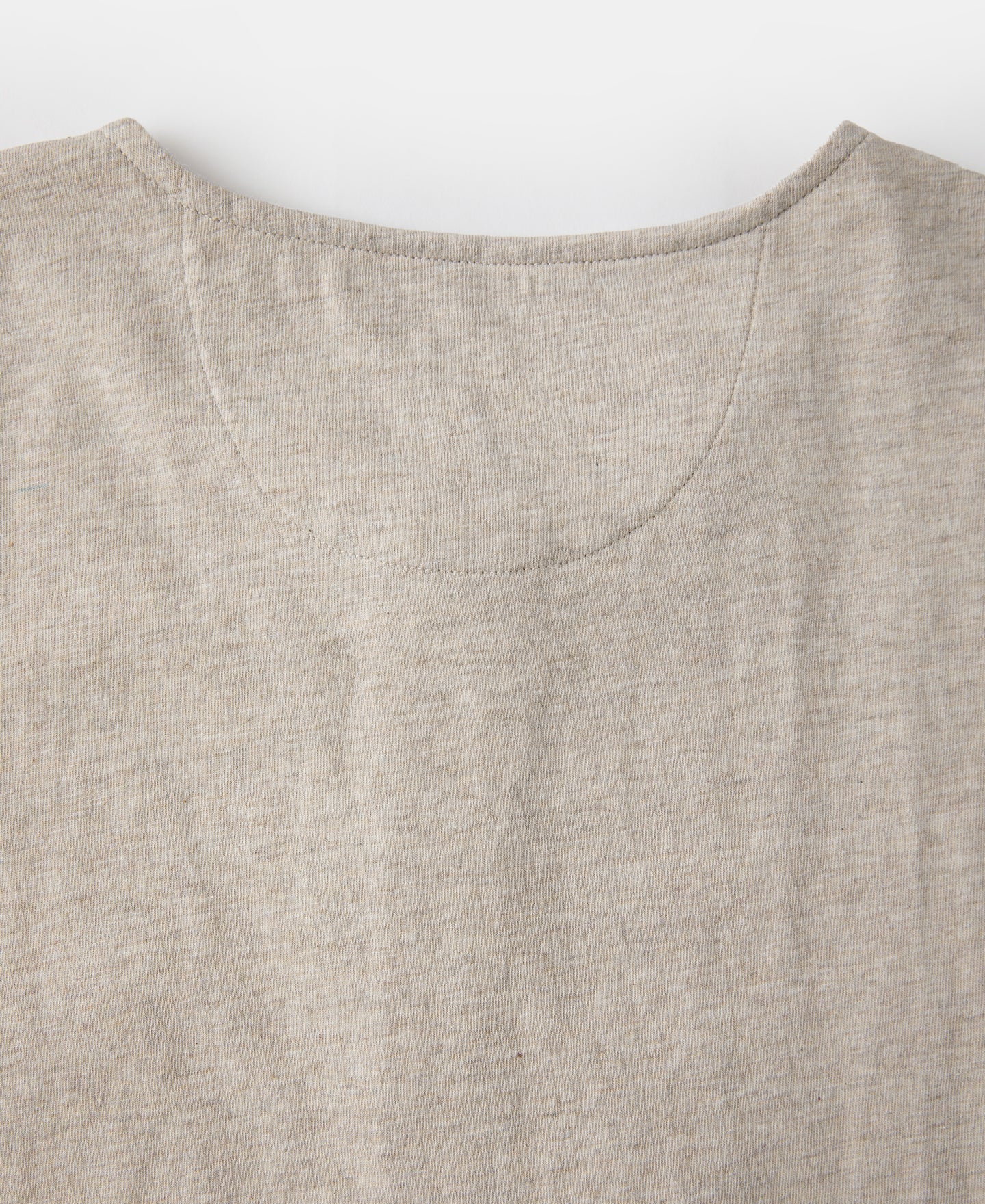 1940s Slub Cotton Henley Pocket T-Shirt - Oats