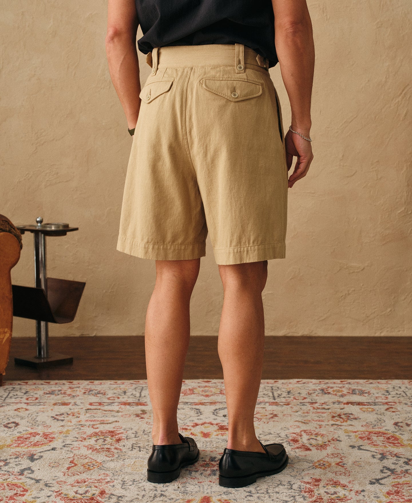 British Army Cotton-Linen Gurkha Shorts - Khaki