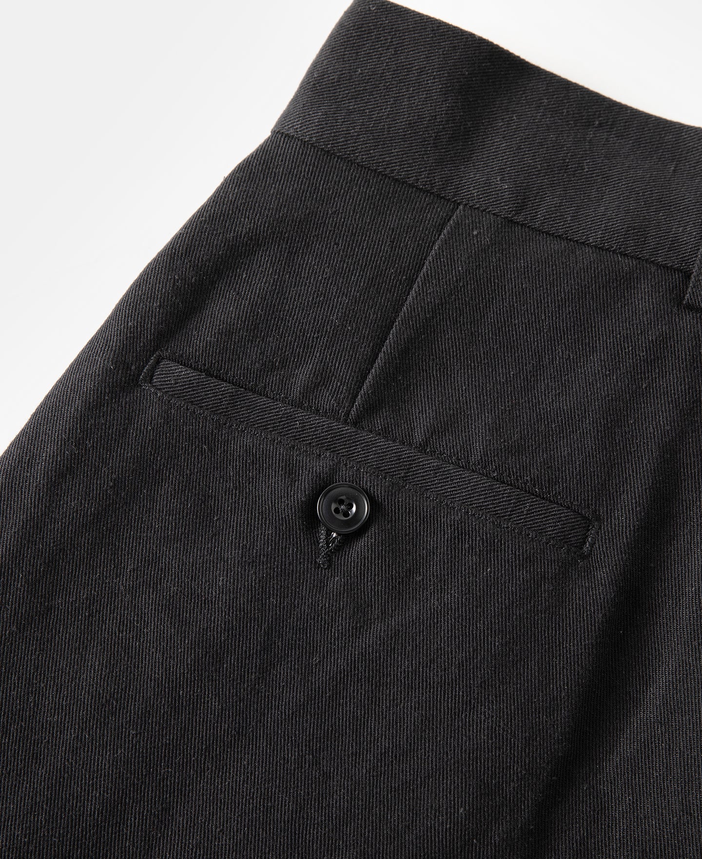 Textured Linen-Cotton Blend Trousers – Black