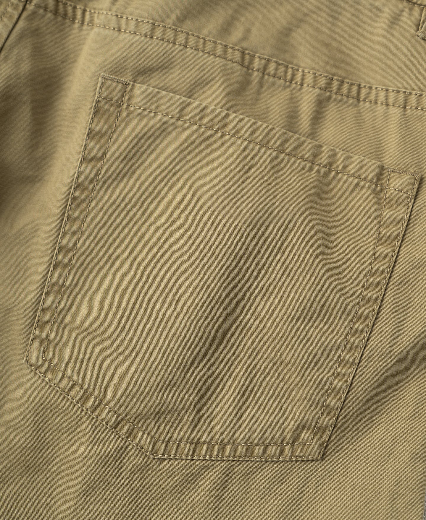 Vintage Washed Tapered 5-Pocket Pants - Khaki