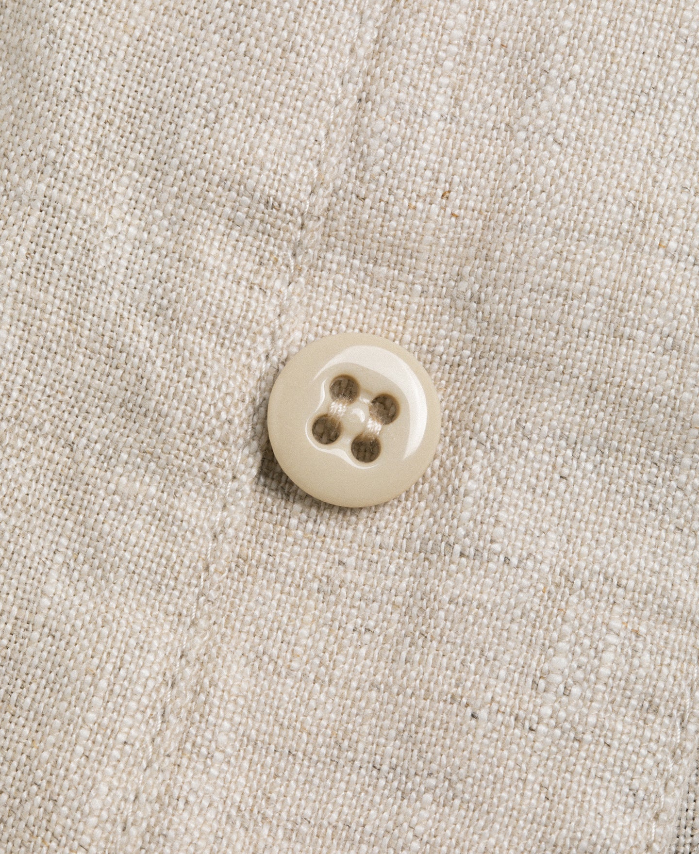 Lot 845 Linen Double Pleated Trousers - Natural