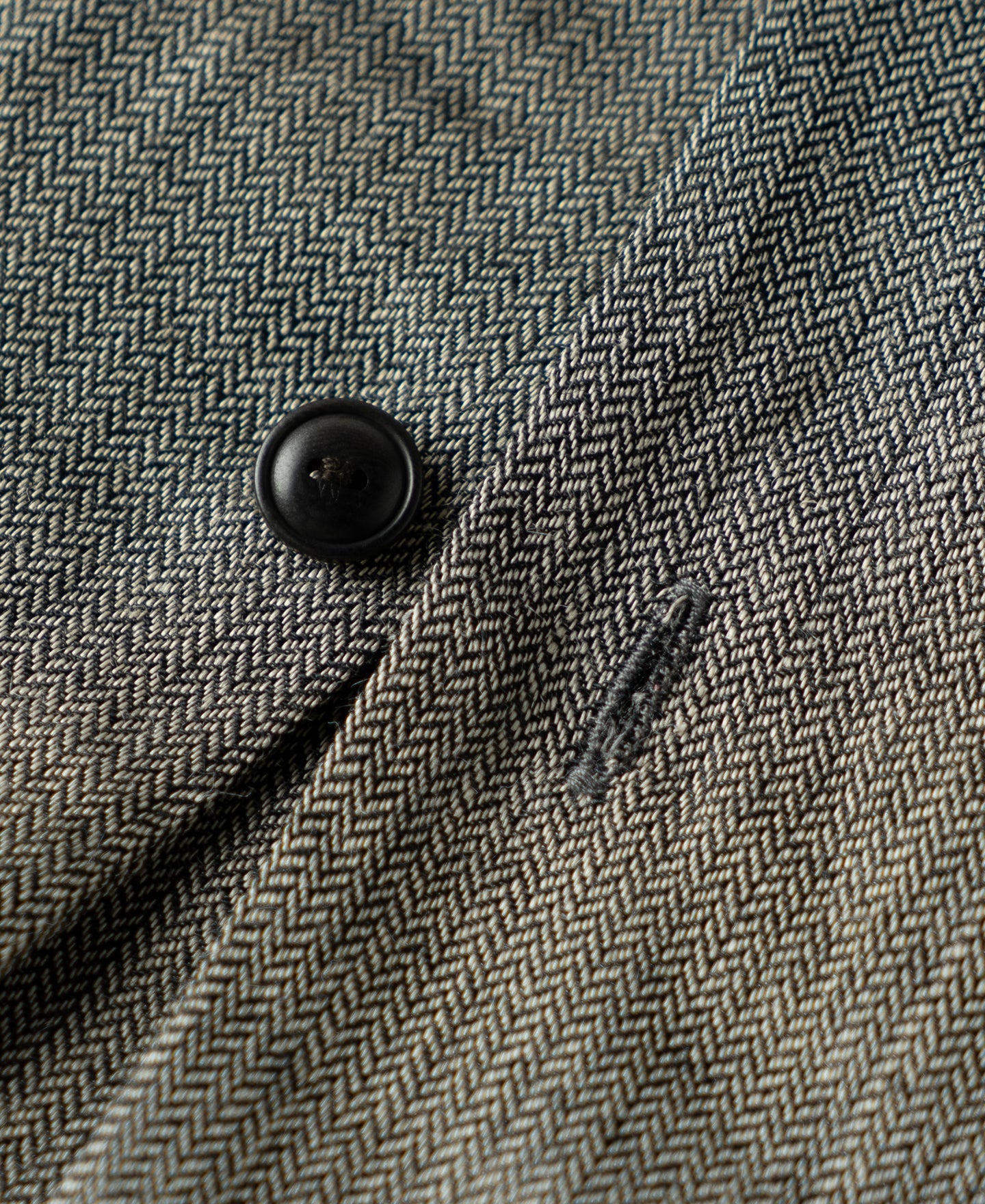 Relaxed Ramie Herringbone Cuban Shirt