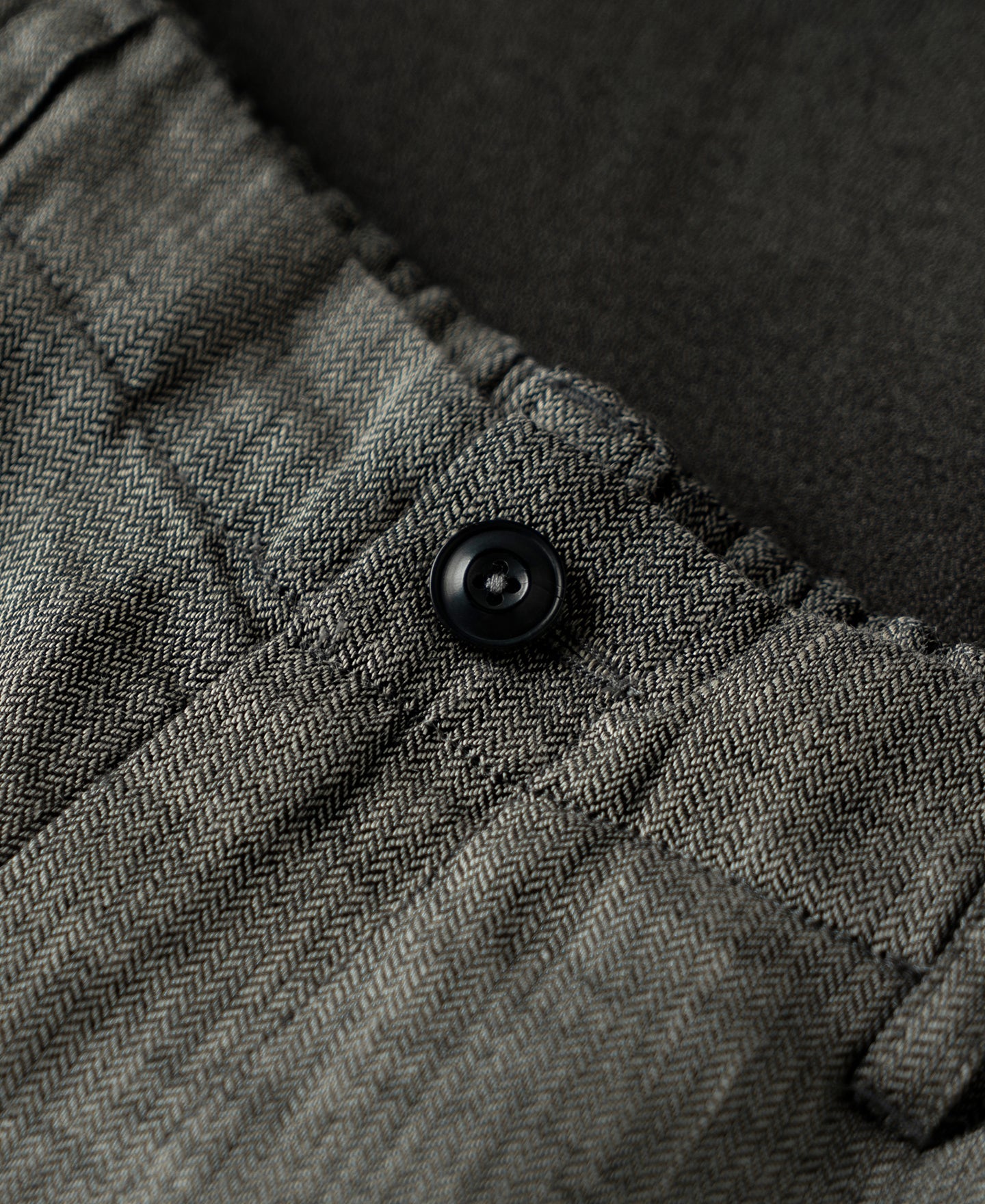 Relaxed Ramie Herringbone Shorts