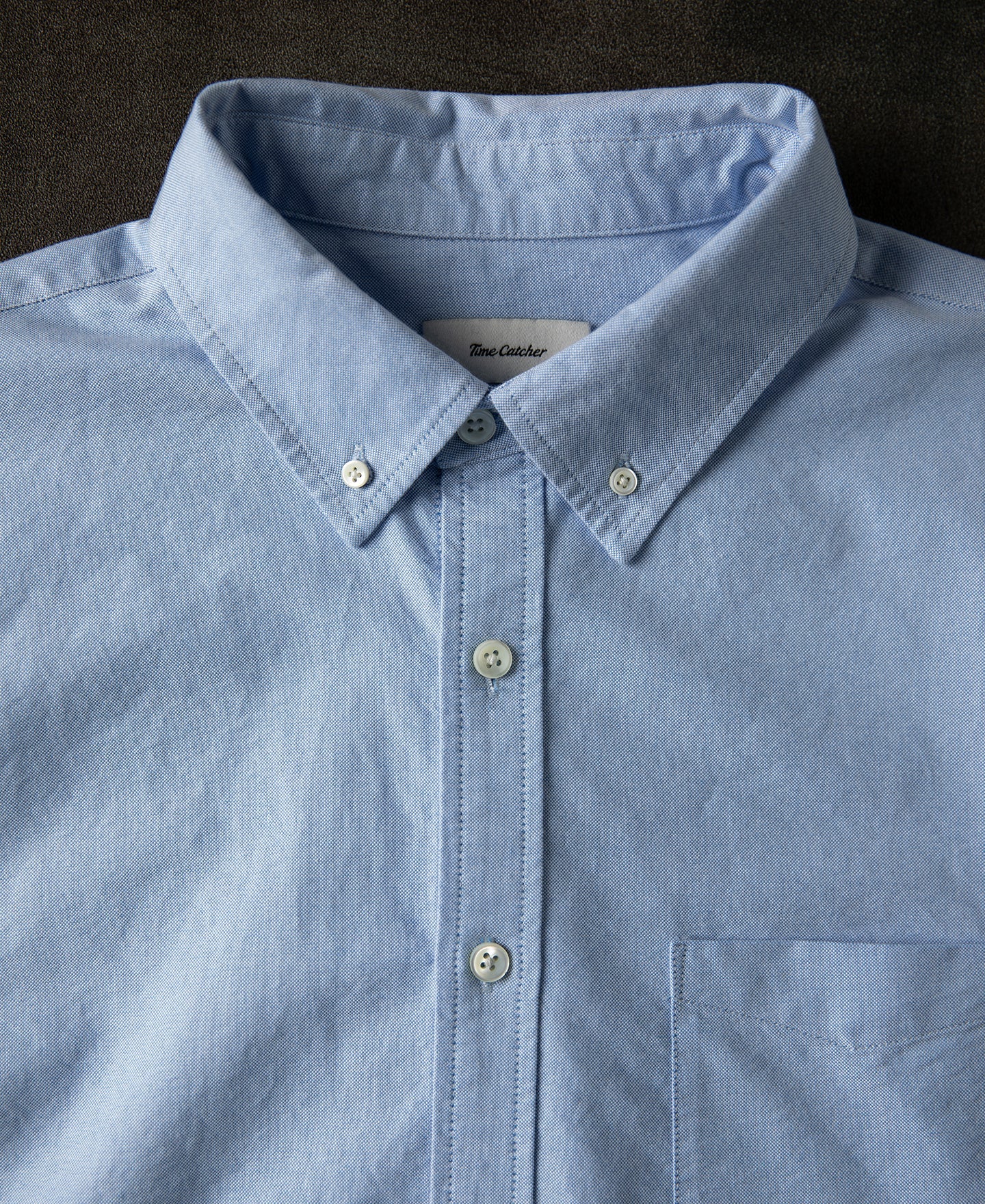 Classic Button-Down Oxford Shirt - Blue