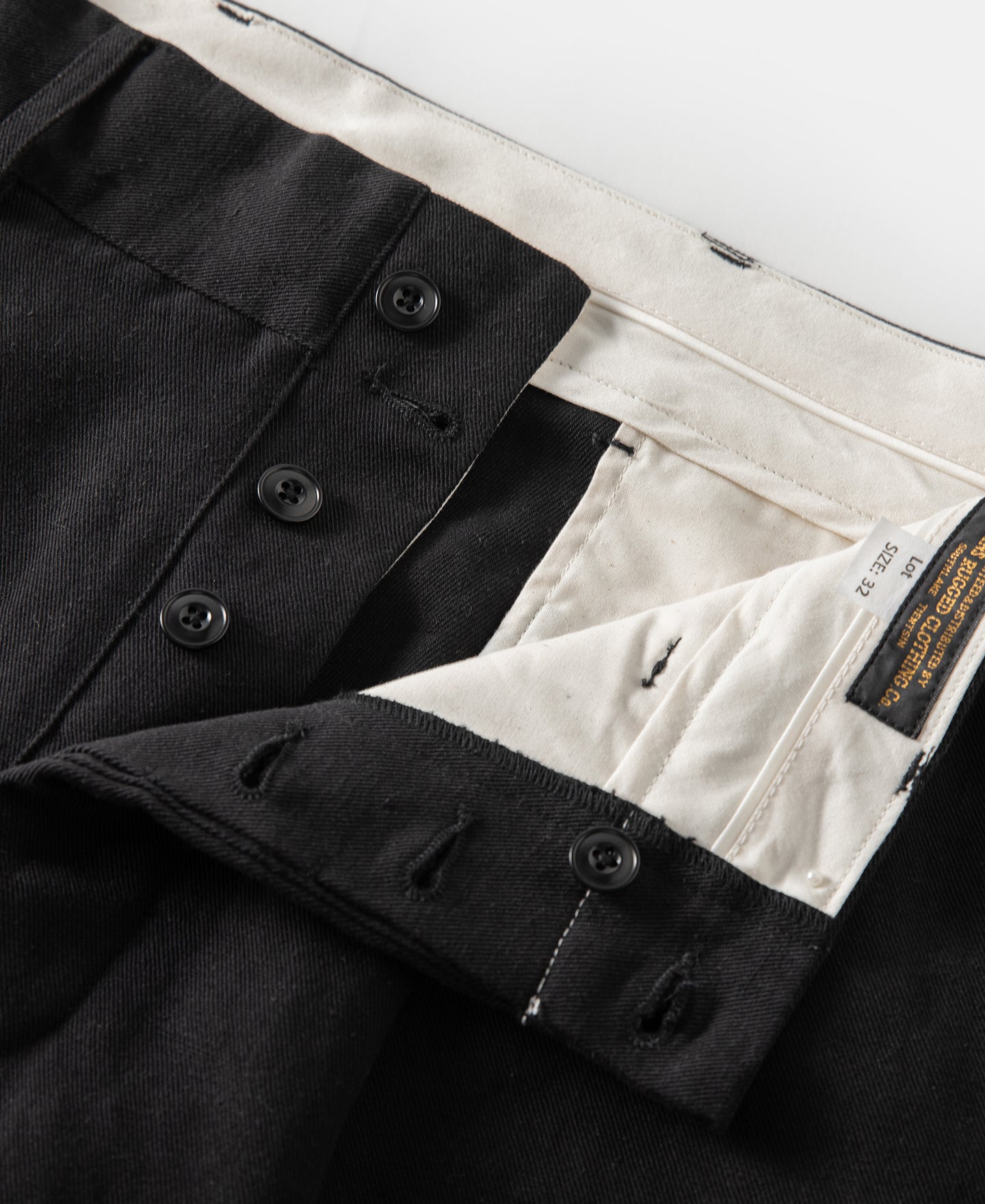 Textured Linen-Cotton Blend Trousers – Black