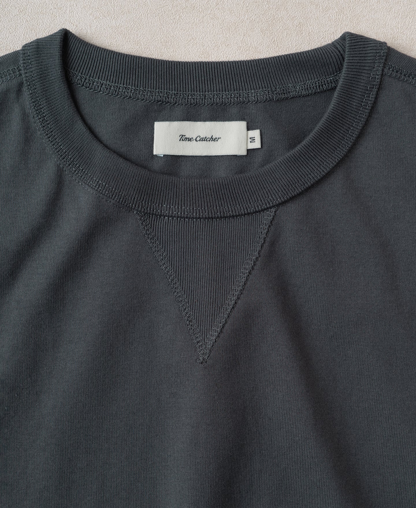 1950s V-Gusset Cotton T-Shirt - Vintage Black