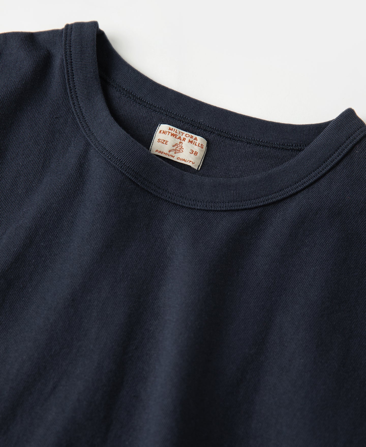 Lot 107R Cotton Tubular Crewneck T-Shirt - Indigo