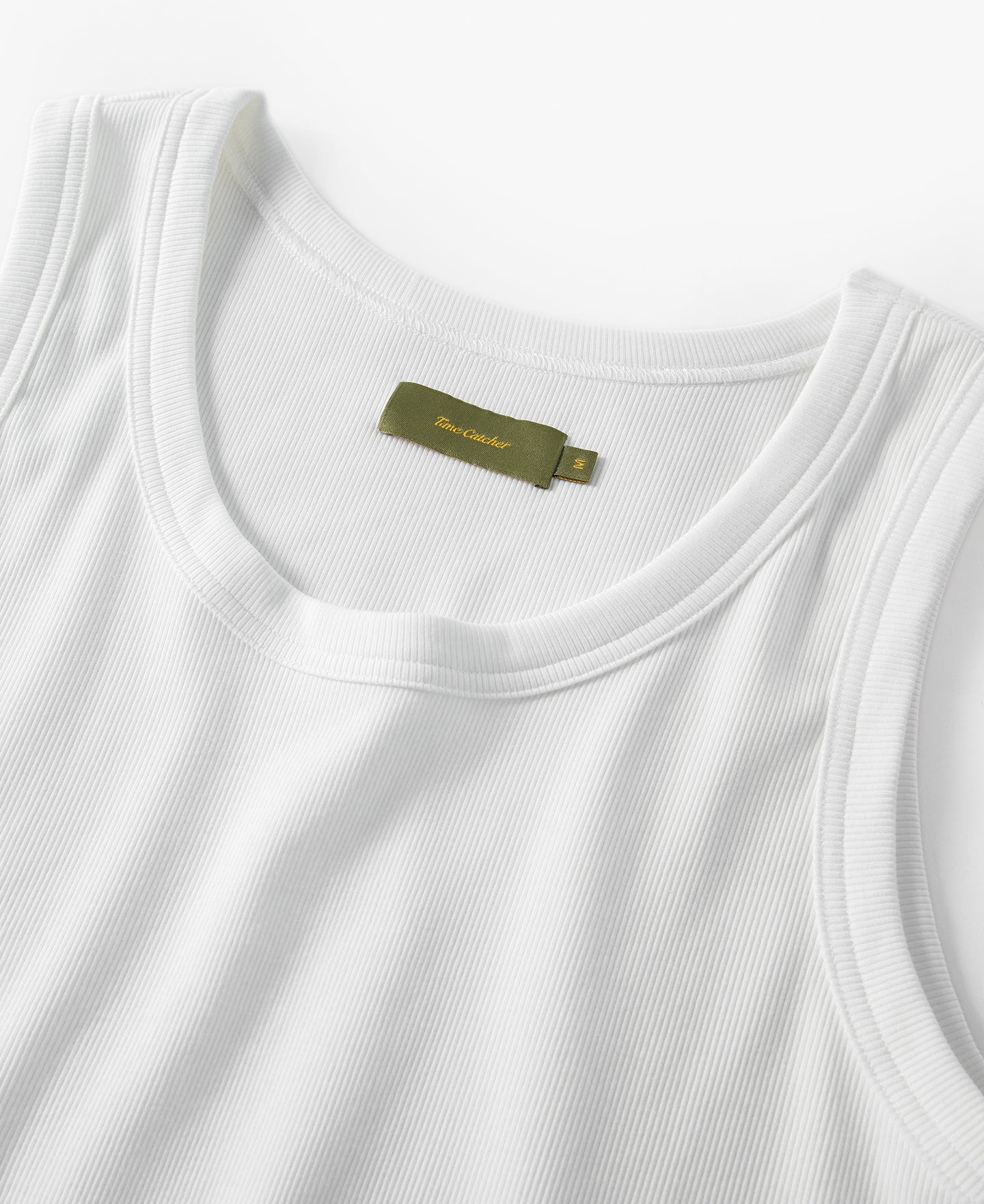 Cotton and Modal-Blend Tank Top - White