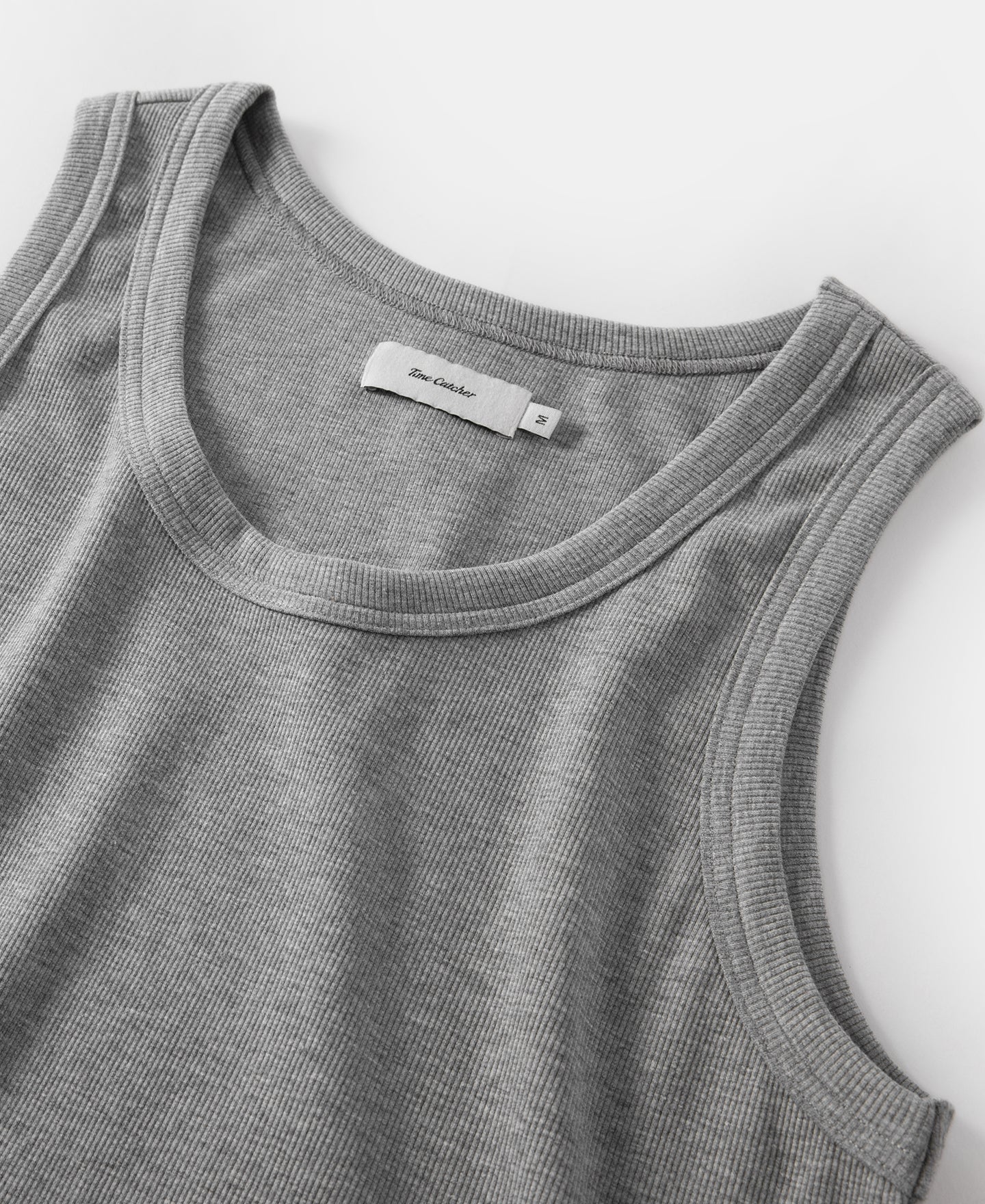 Cotton and Modal-Blend Tank Top - Gray