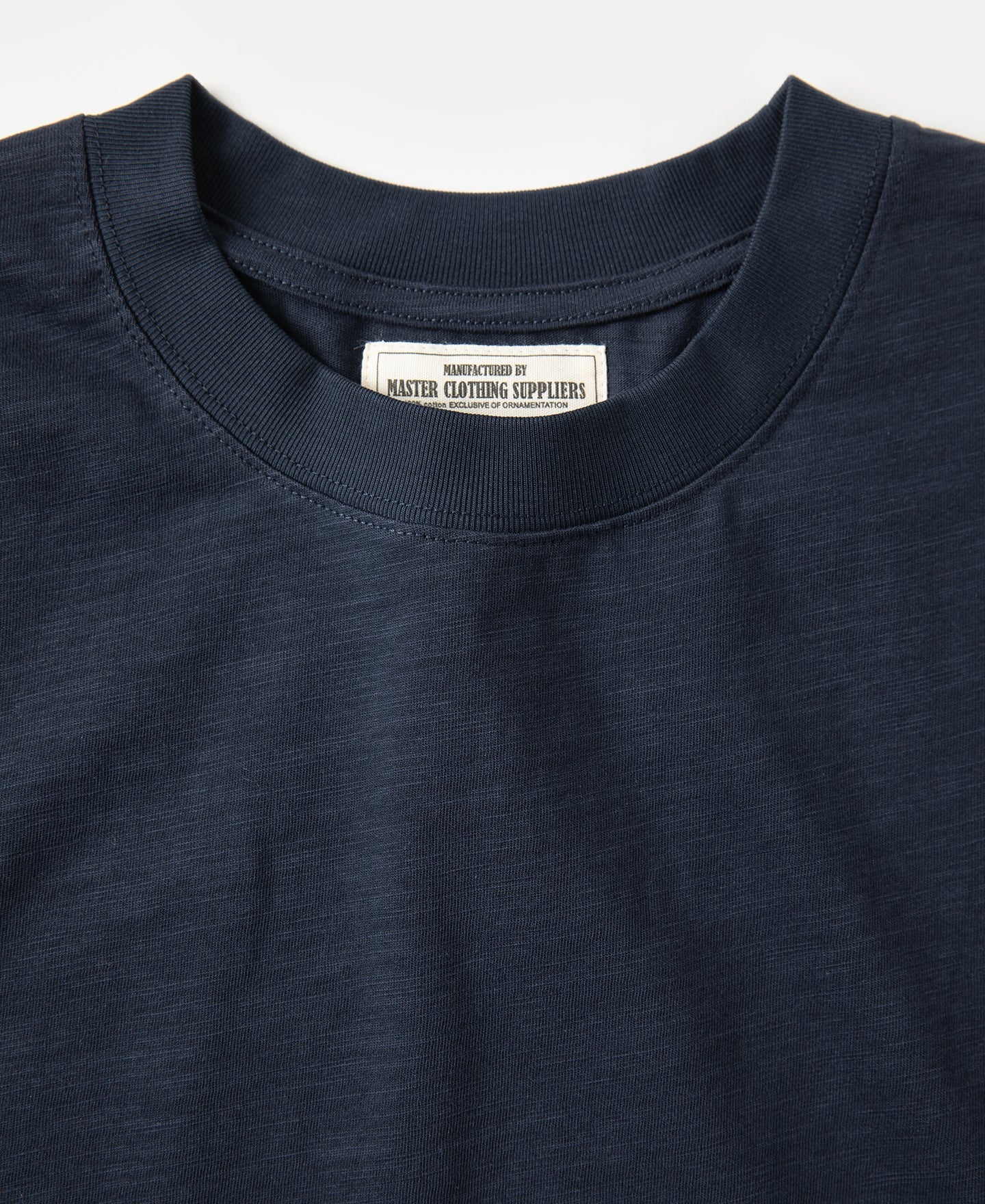 Heavyweight Slub Cotton Short Sleeve T-Shirt - Indigo