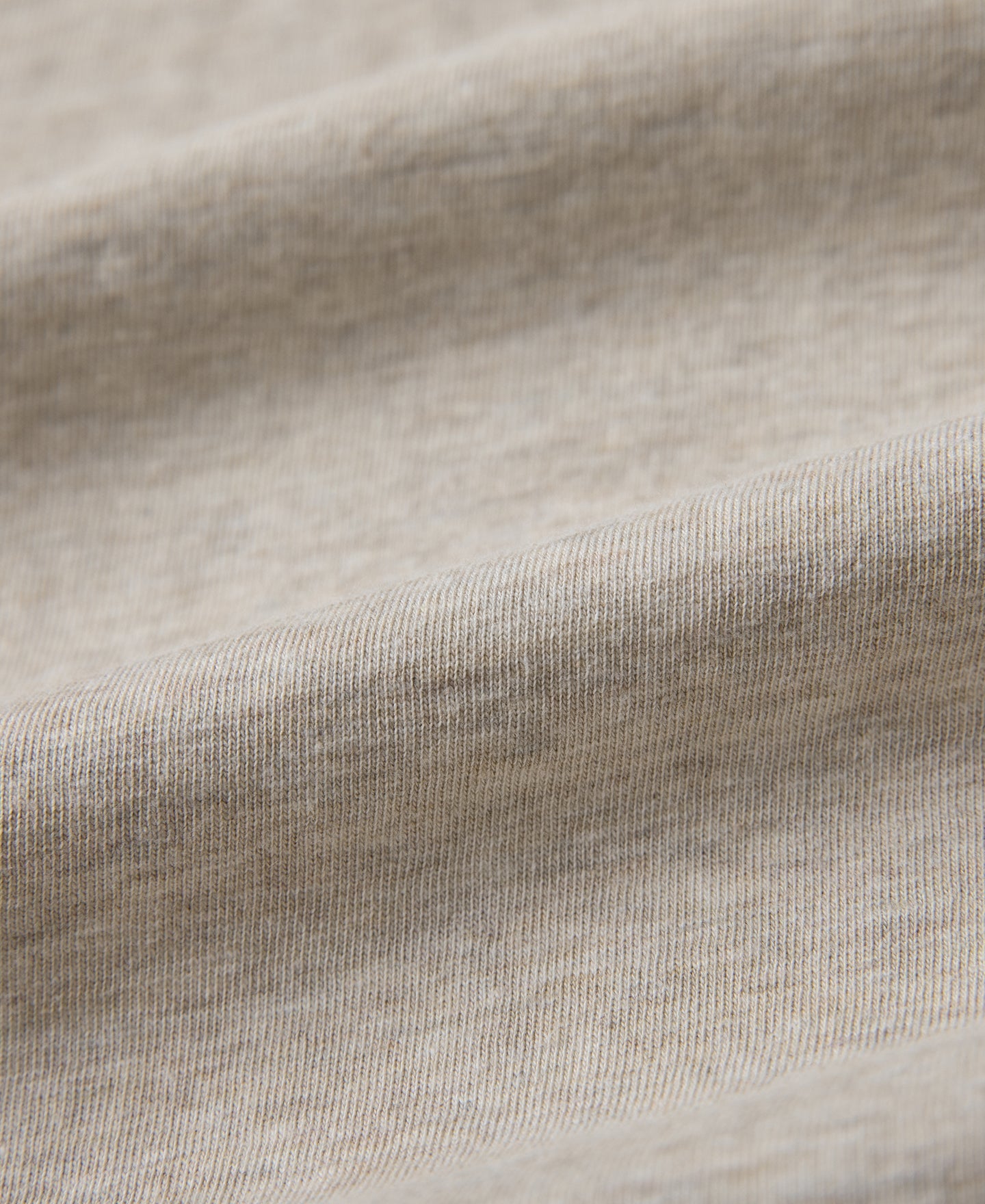 1940s Slub Cotton Henley Pocket T-Shirt - Oats