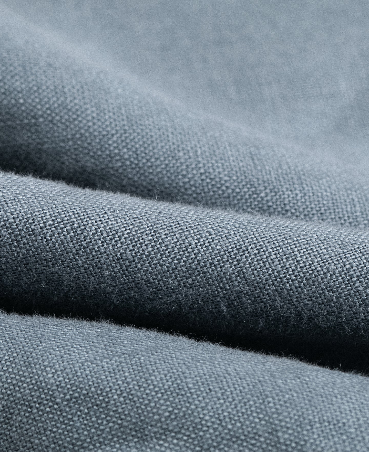 Lot 845 Linen Double Pleated Trousers - Gray Blue