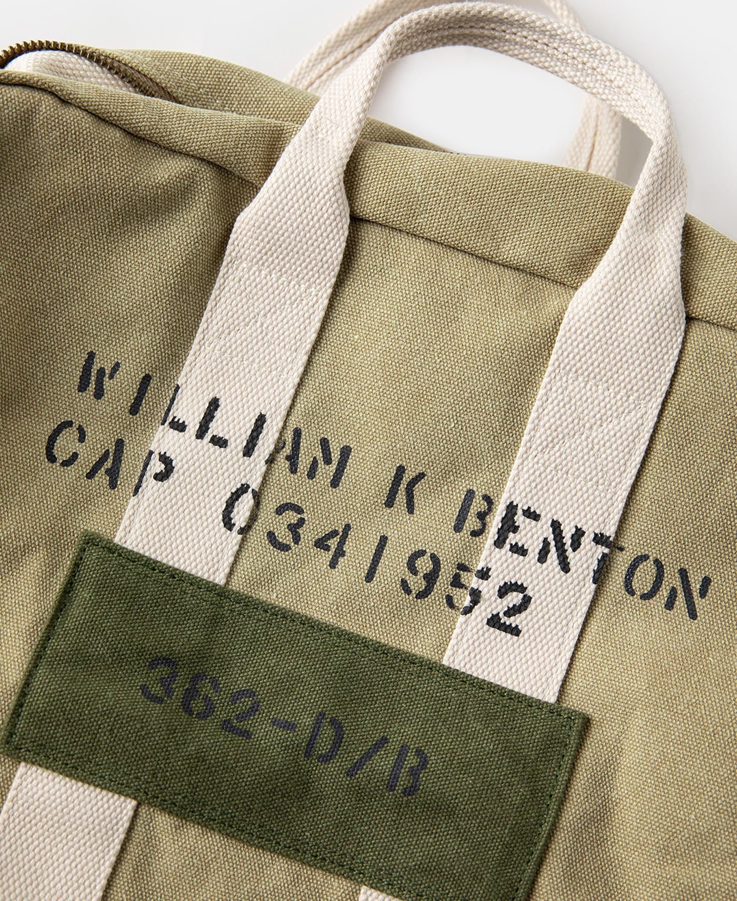 Cotton Canvas Crossbody Messenger Bag