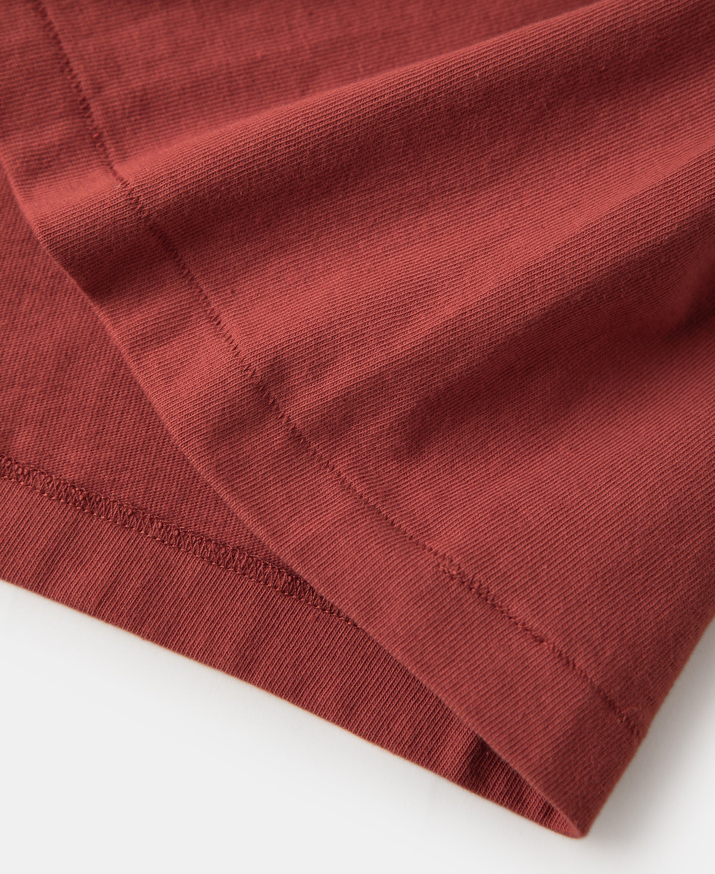 Lot 107R Cotton Tubular Crewneck T-Shirt - Brick Red