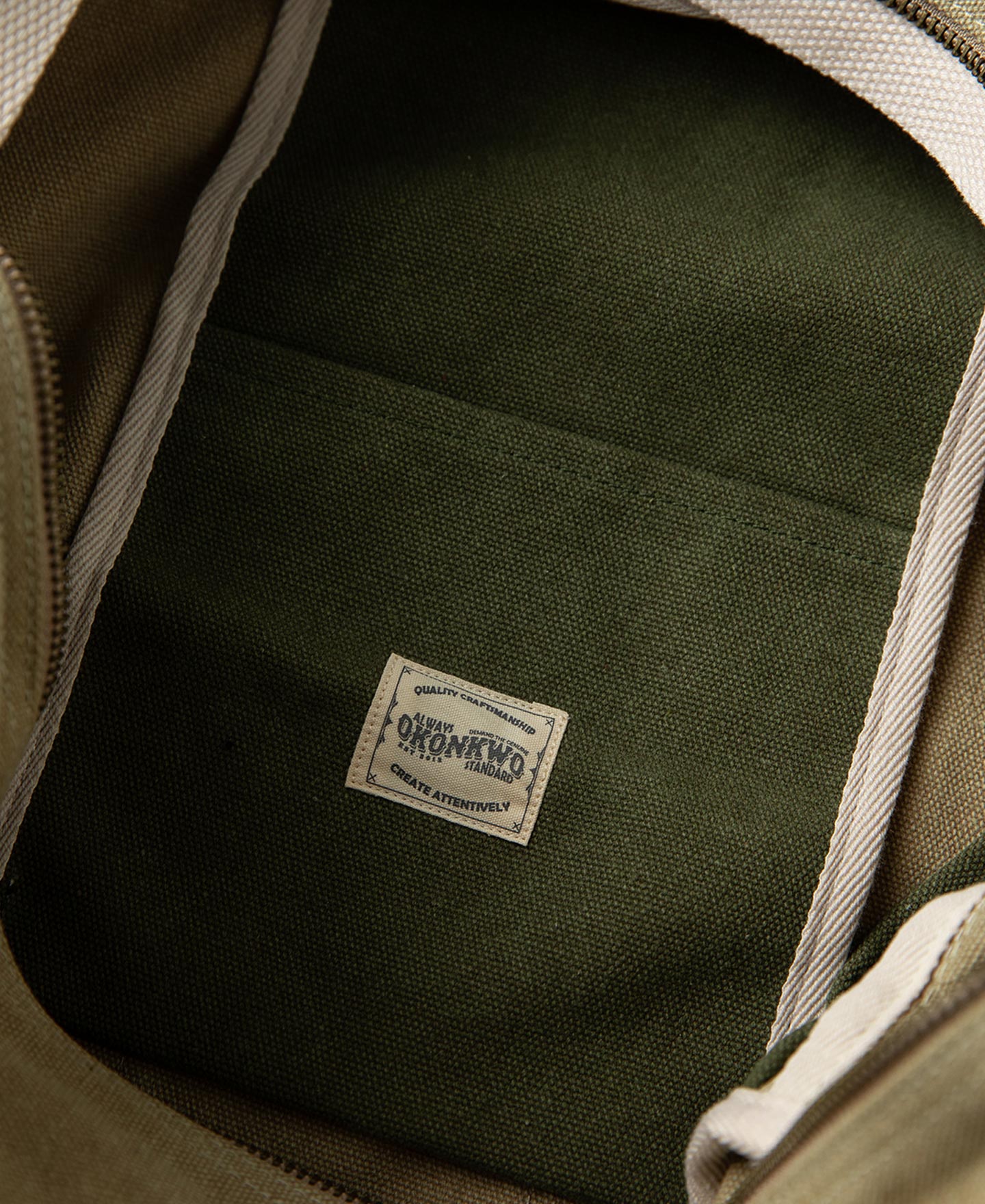 Cotton Canvas Crossbody Messenger Bag