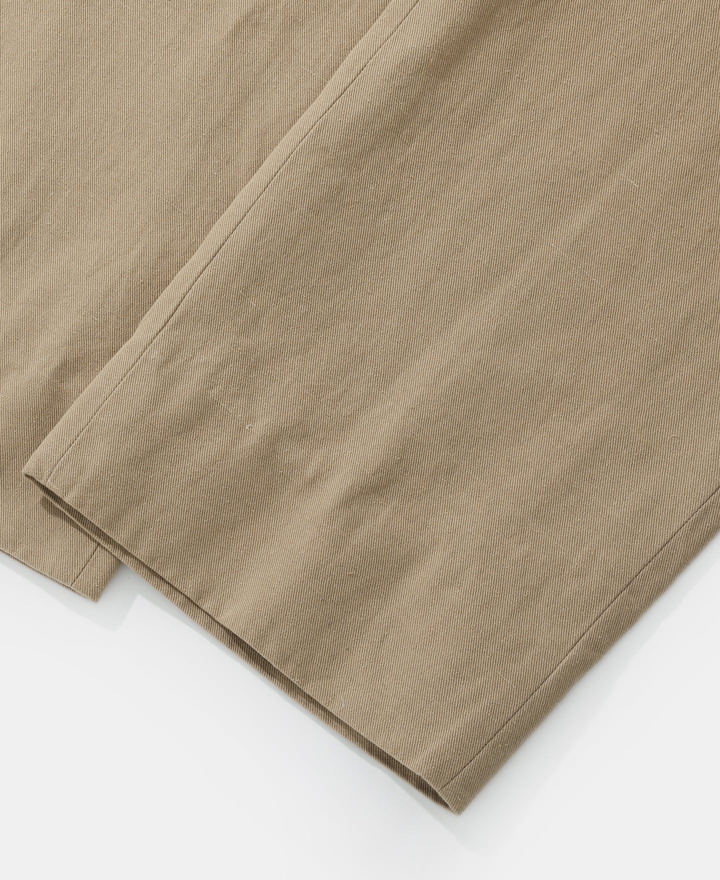 Textured Linen-Cotton Blend Trousers – Khaki