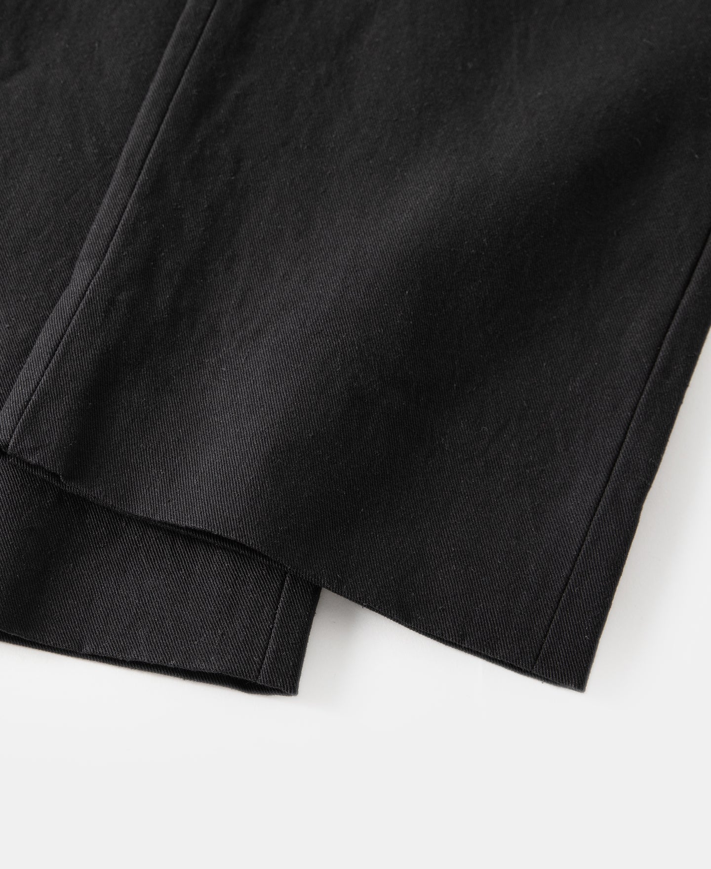 Textured Linen-Cotton Blend Trousers – Black