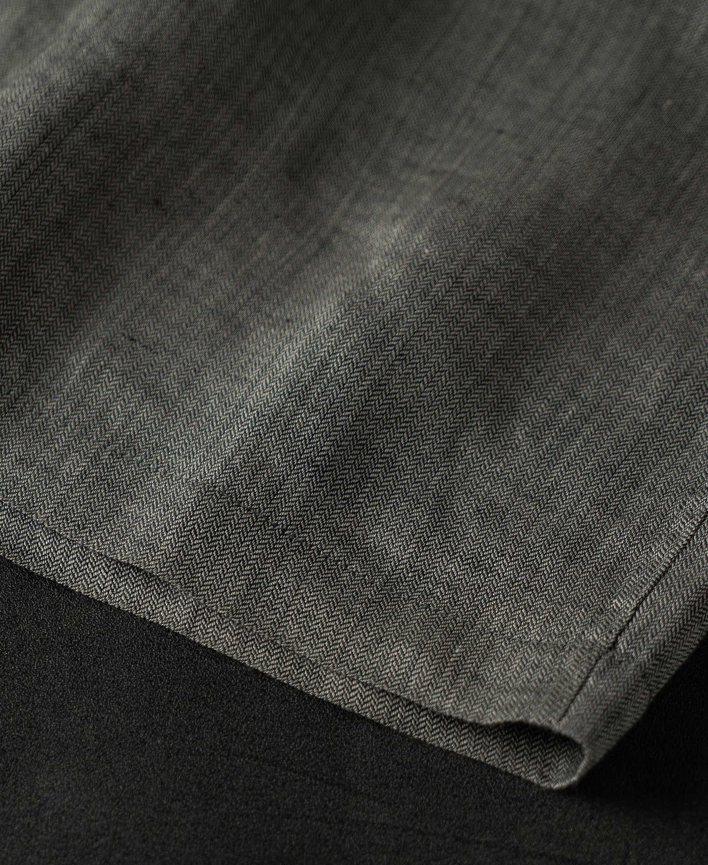 Relaxed Ramie Herringbone Shorts