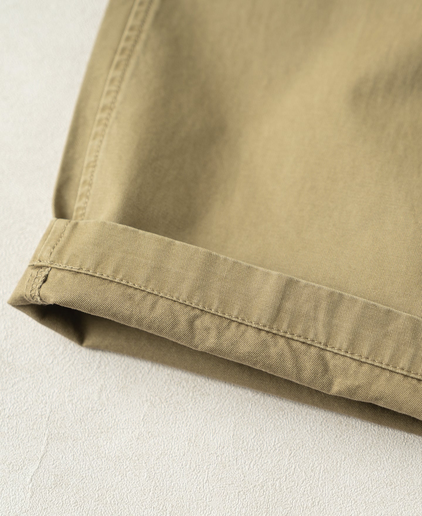 Vintage Washed Tapered 5-Pocket Pants - Khaki