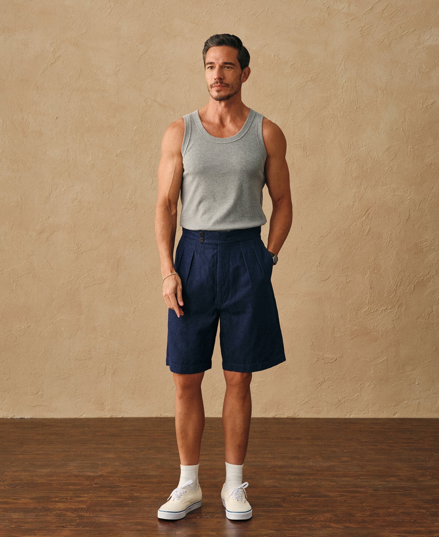 Cotton and Modal-Blend Tank Top - Gray