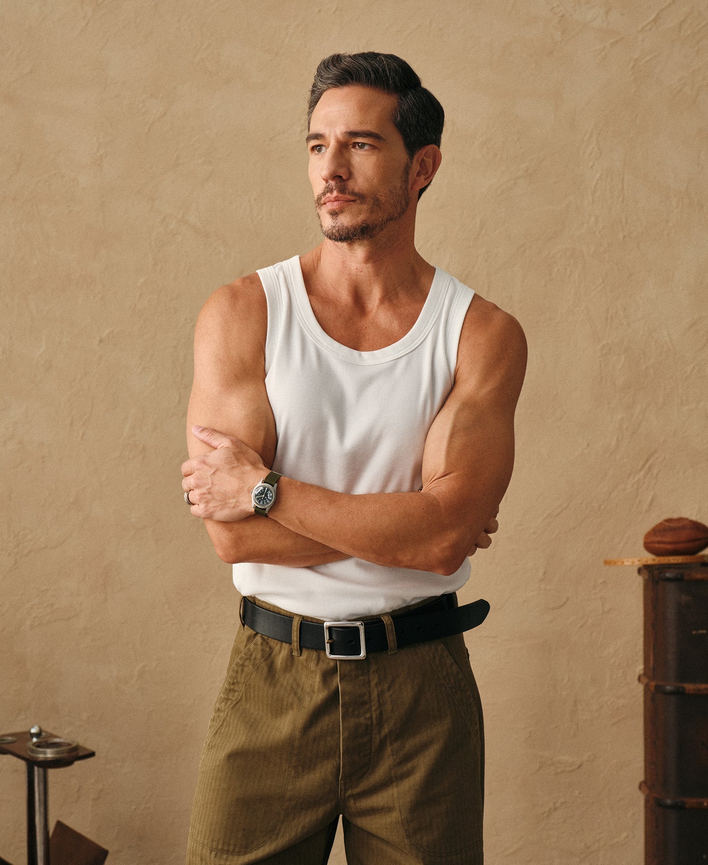 Cotton and Modal-Blend Tank Top - White