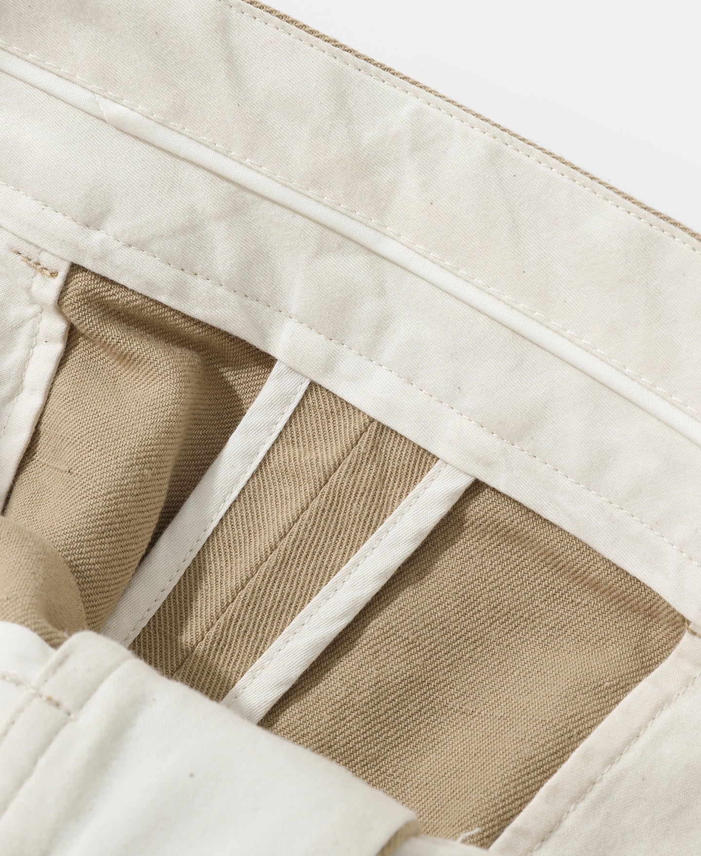 Textured Linen-Cotton Blend Trousers – Khaki