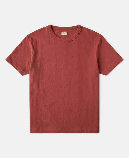 Lot 107R Cotton Tubular Crewneck T-Shirt - Brick Red