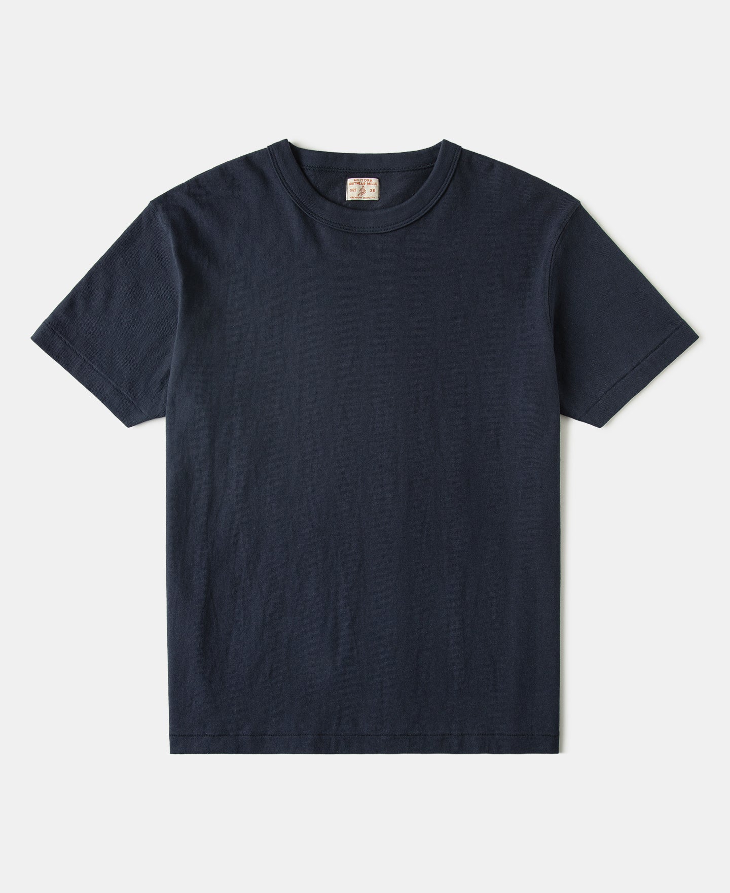 Lot 107R Cotton Tubular Crewneck T-Shirt - Indigo