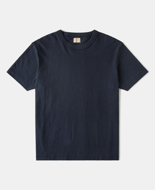 Lot 107R Cotton Tubular Crewneck T-Shirt - Indigo