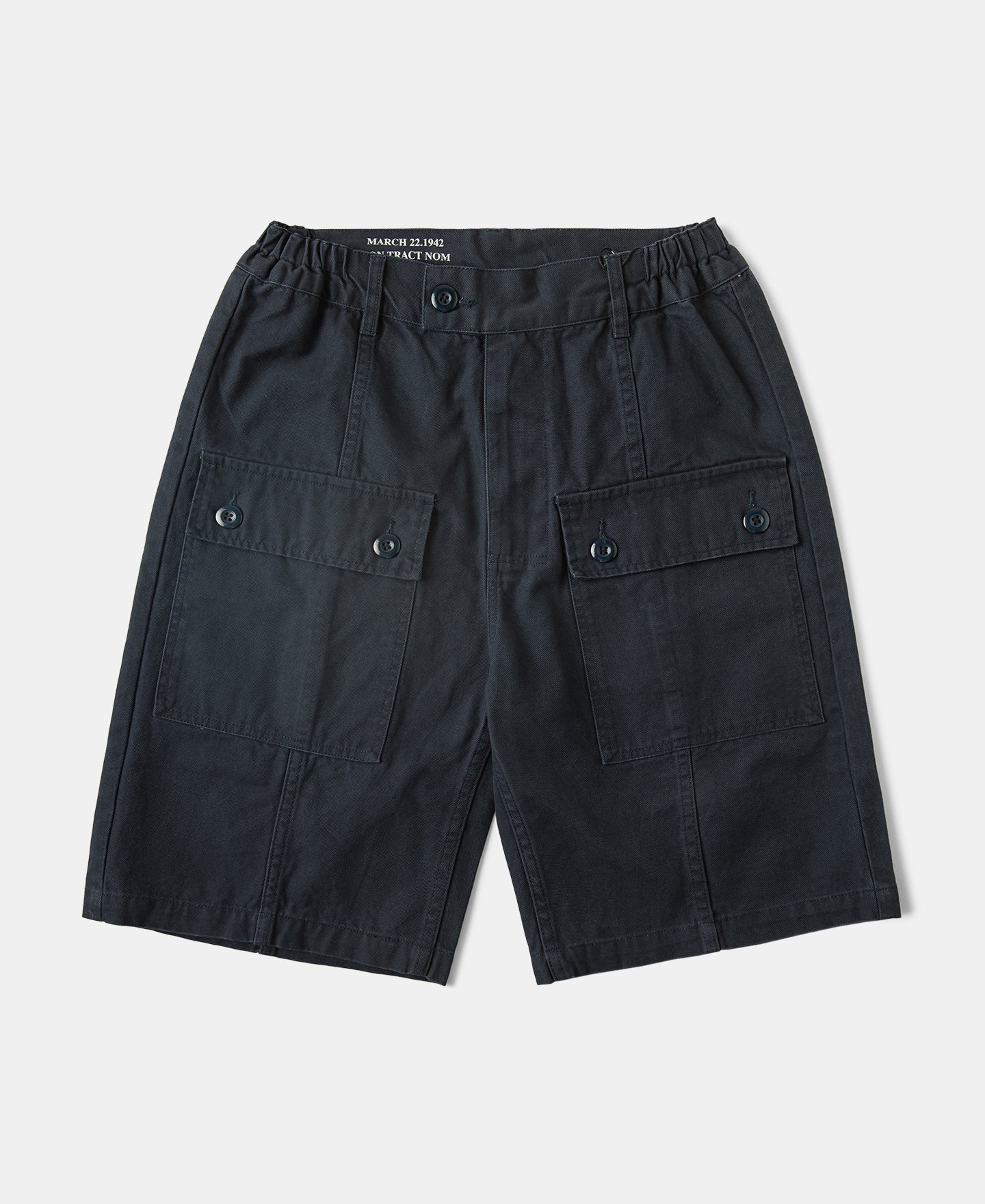 M-42 Canvas Cargo Shorts - Navy