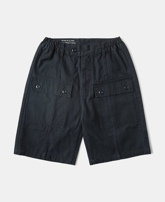 M-42 Canvas Cargo Shorts - Navy