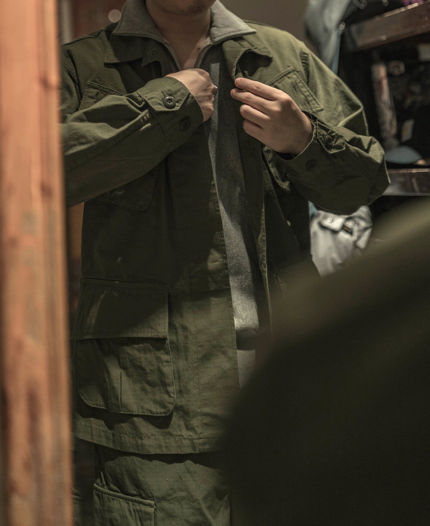 US Army 5th Model Tropical Jungle Fatigue Jacket