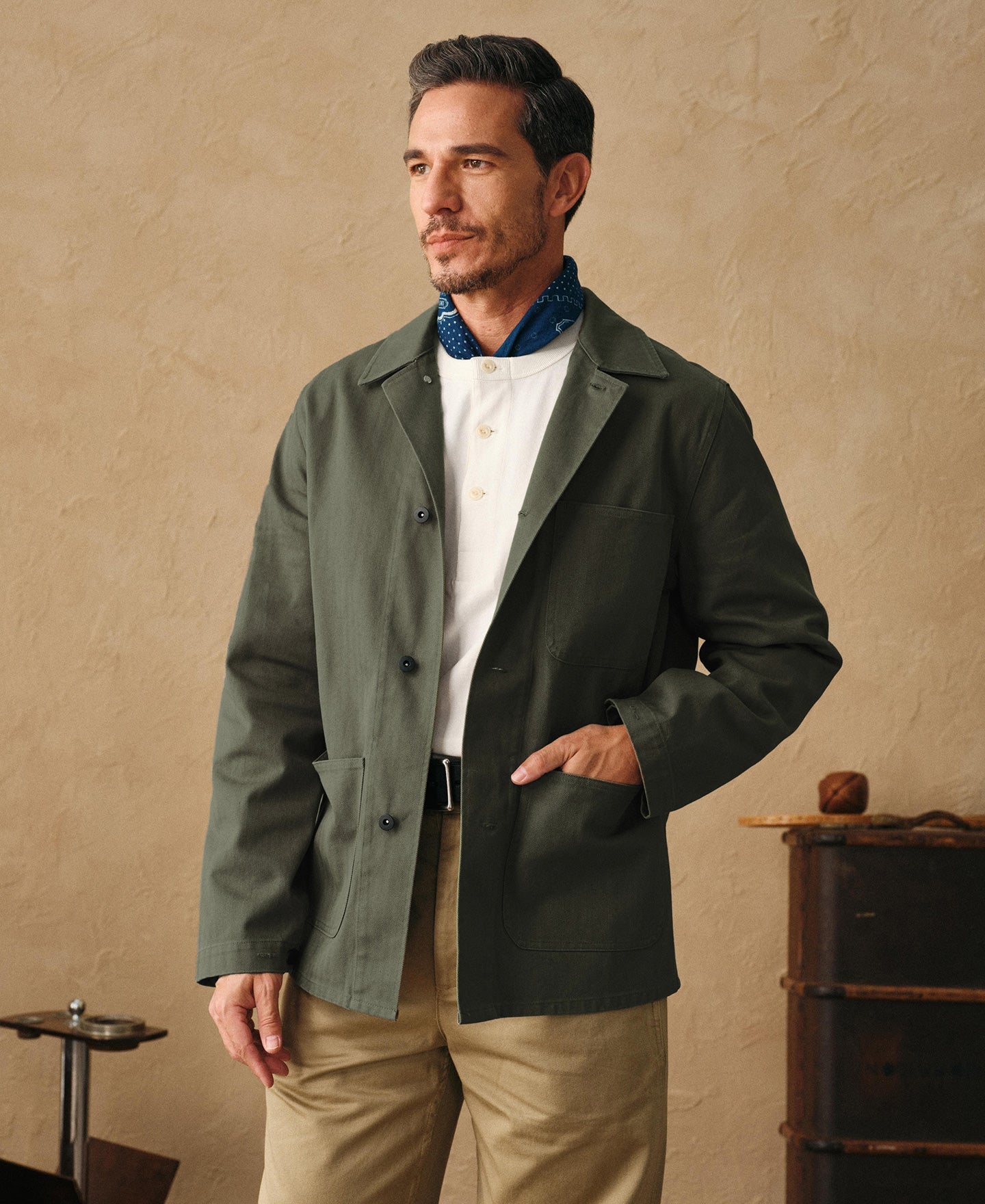 USMC-Inspired P41 Herringbone Field Jacket