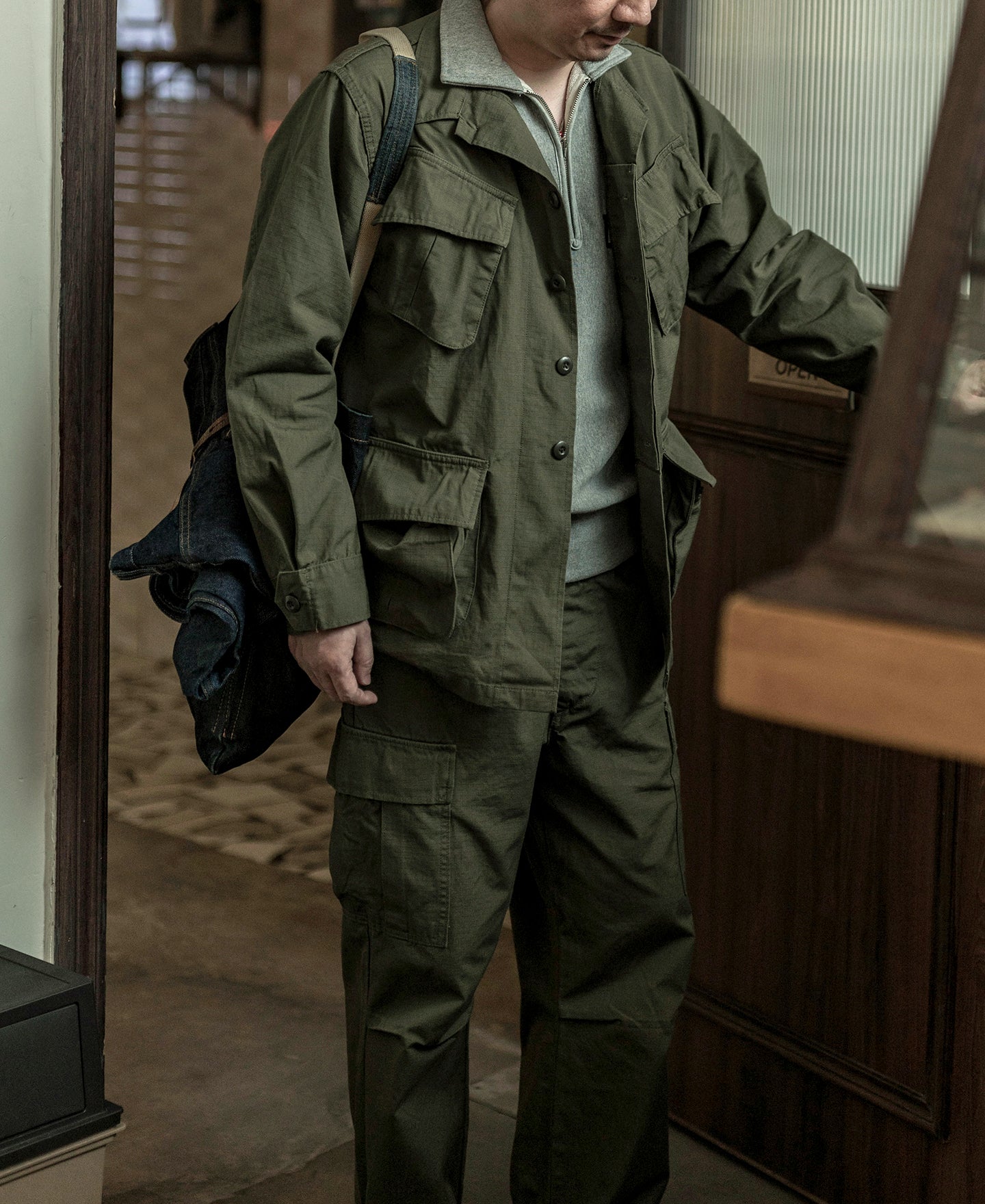 US Army 5th Model Tropical Jungle Fatigue Jacket